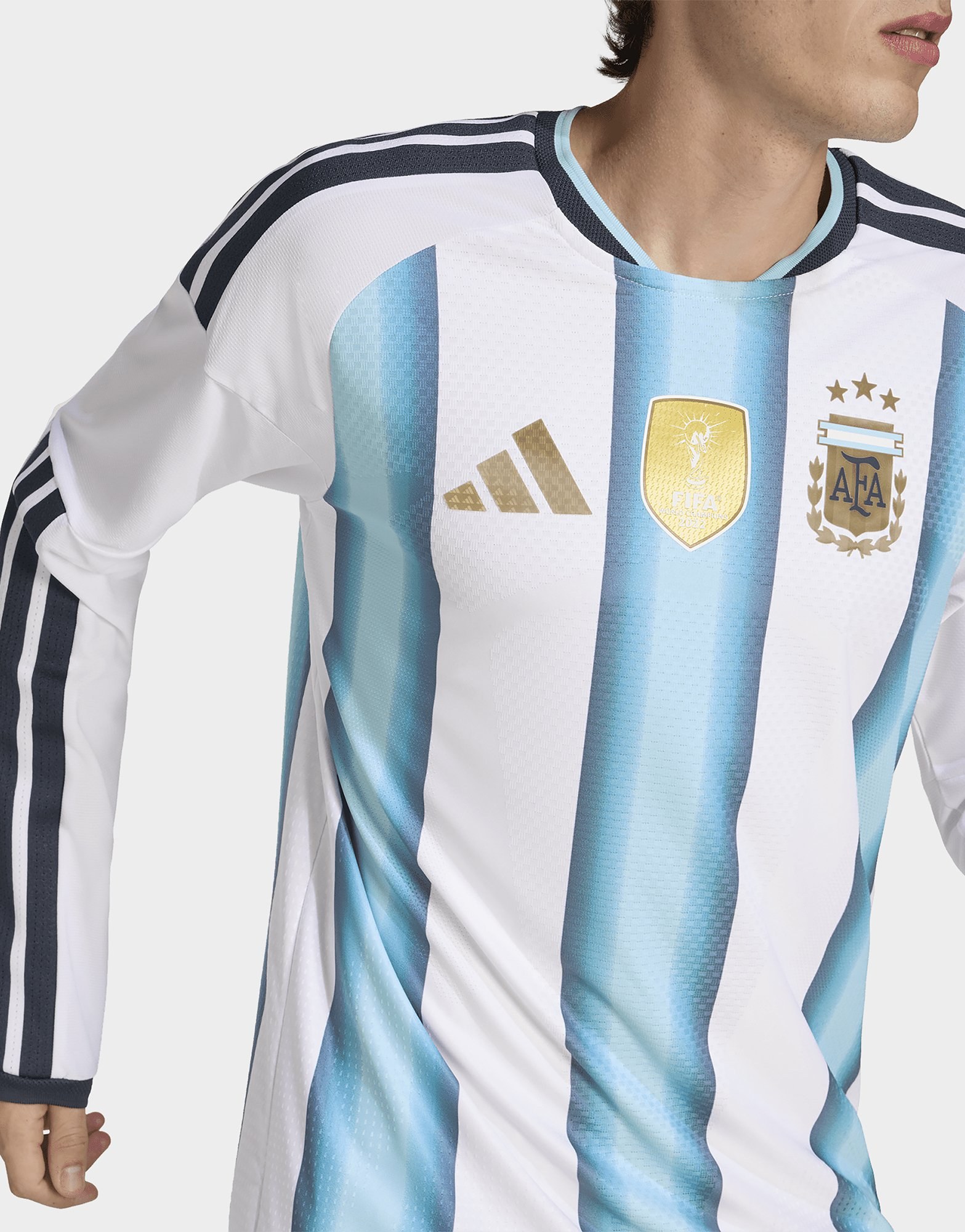 adidas Argentinien 26 Authentic Heimtrikot, Langärmlig