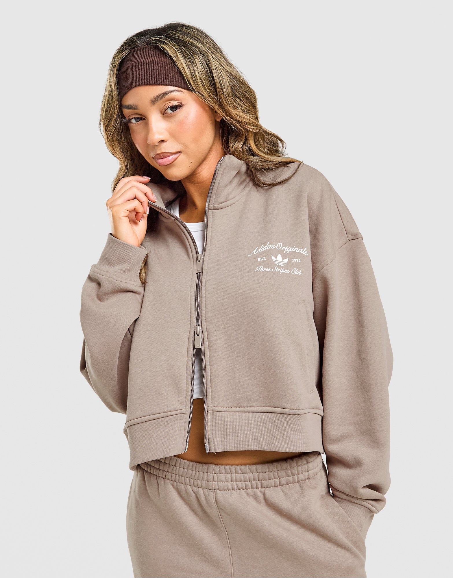 adidas Originals Club Full Zip Trainingsoberteil Damen