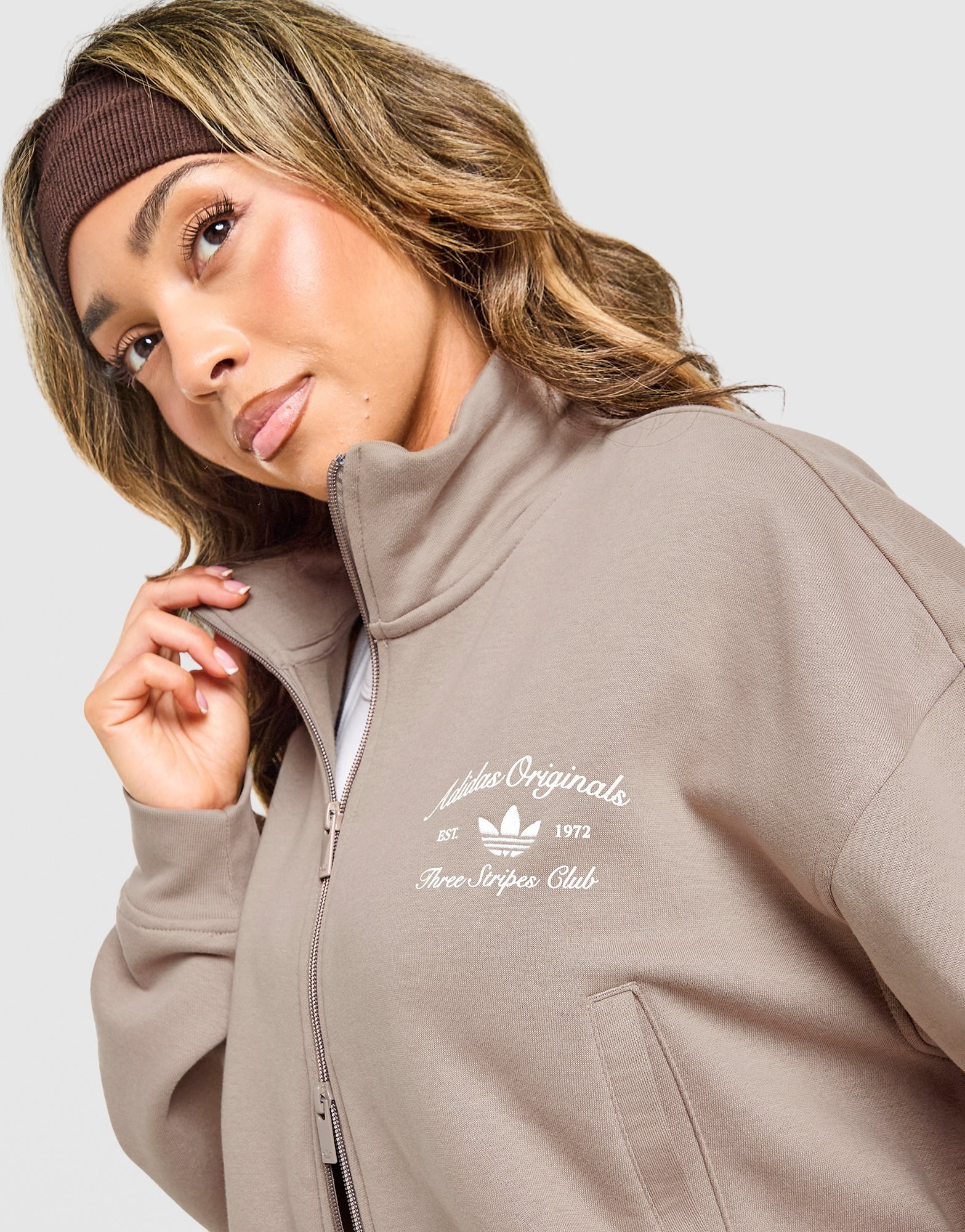 adidas Originals Club Full Zip Trainingsoberteil Damen