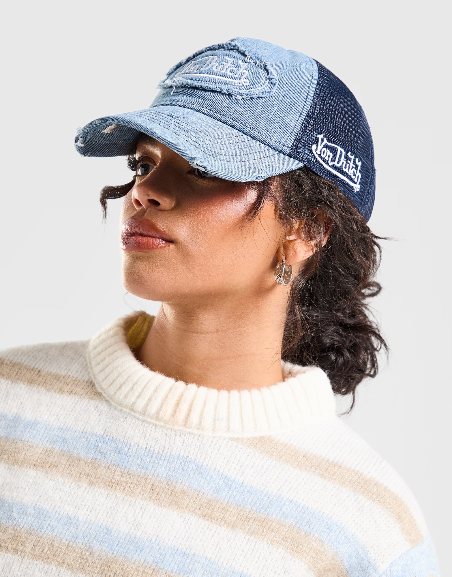 Von Dutch Denim Trucker Cap