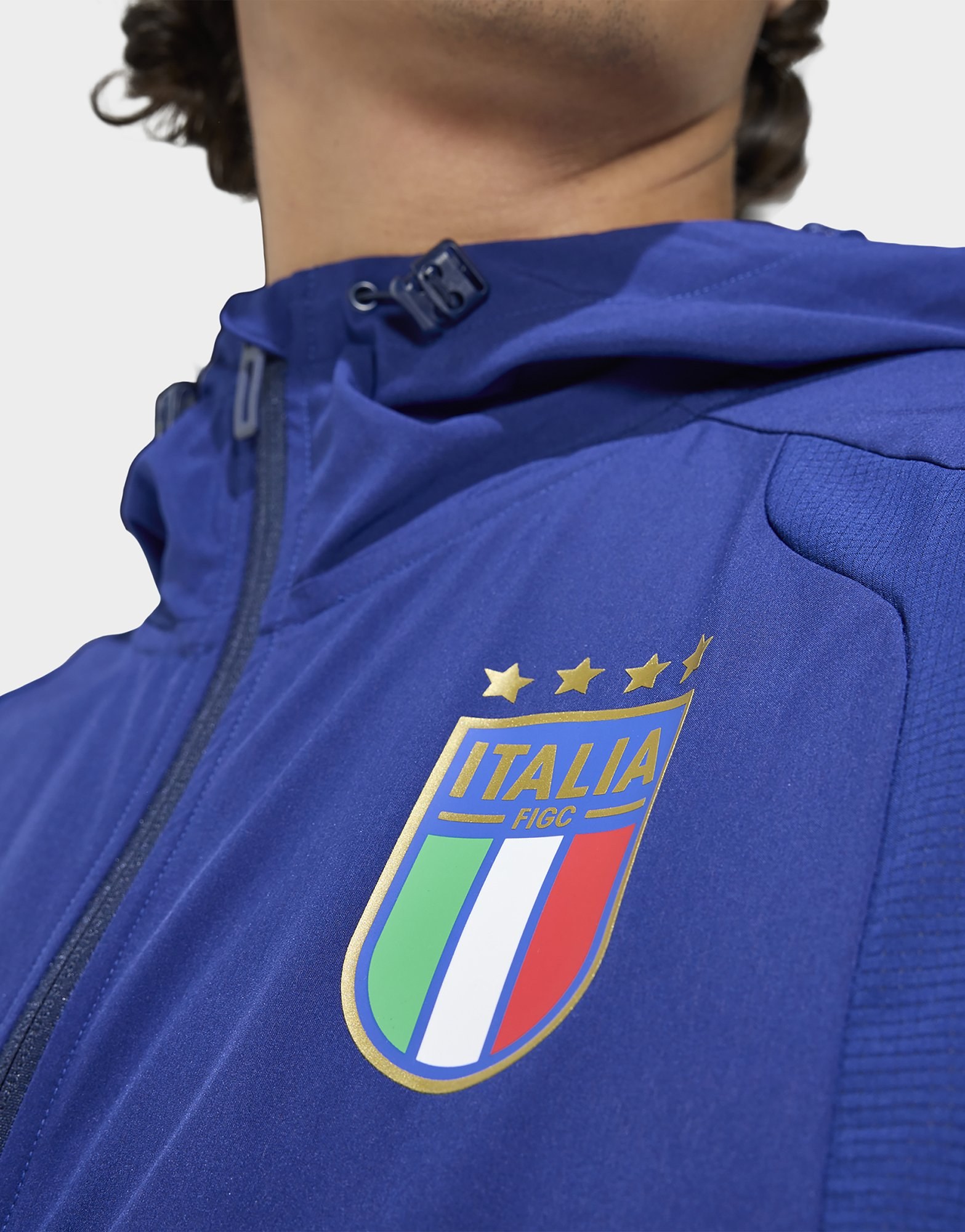 adidas Italien Tiro Travel Windbreaker, Durchgehender Reißverschluss