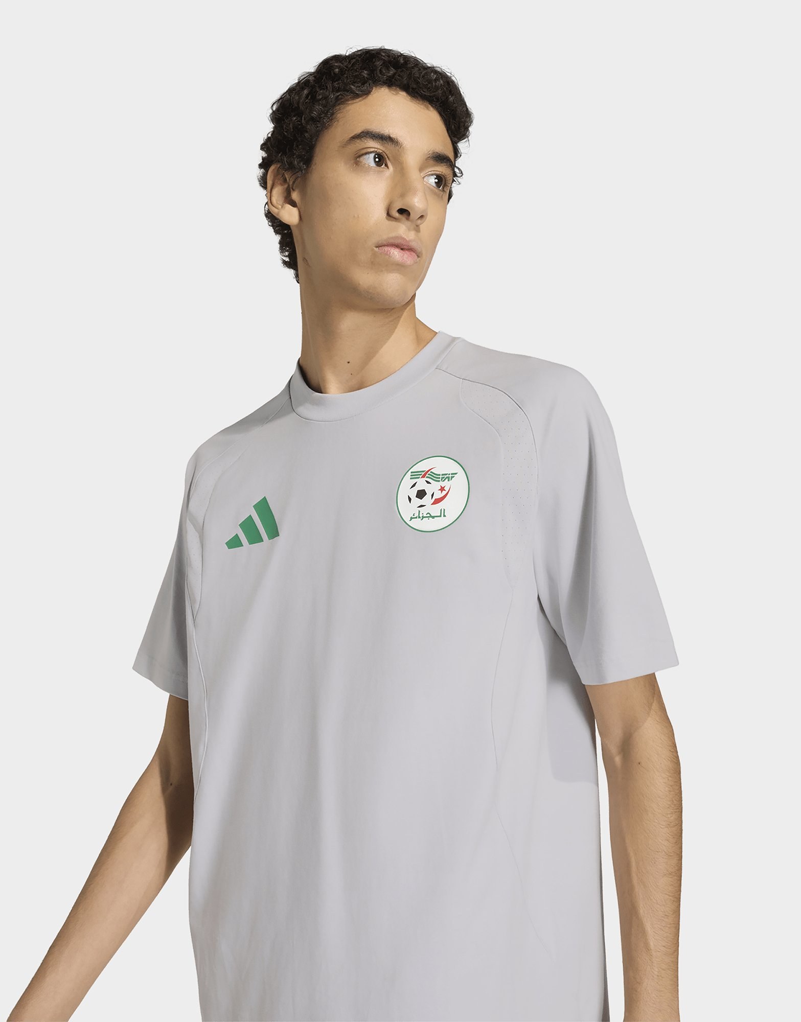 adidas Algerien Tiro Travel Trikot, Rundhalsausschnitt