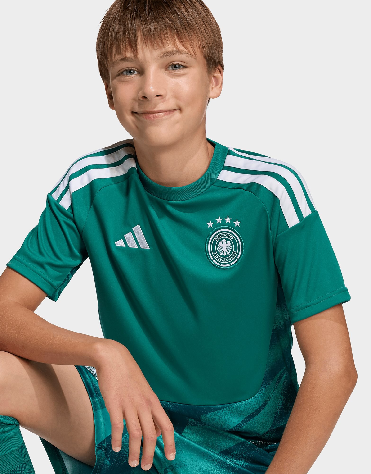 adidas Deutschland 26 Kids Torwart-Heimtrikot