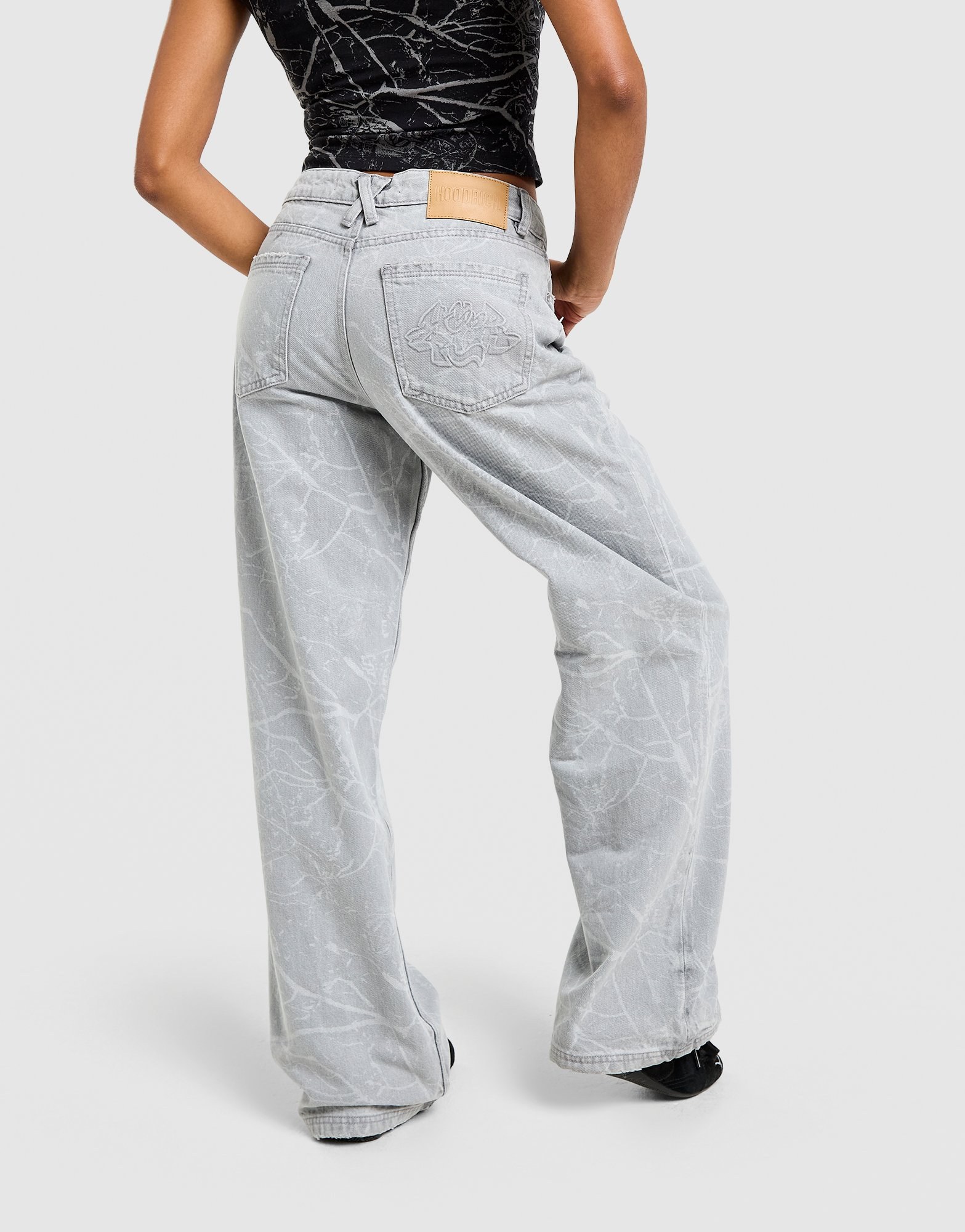 Hoodrich Nytrex Wide Jeans Damen