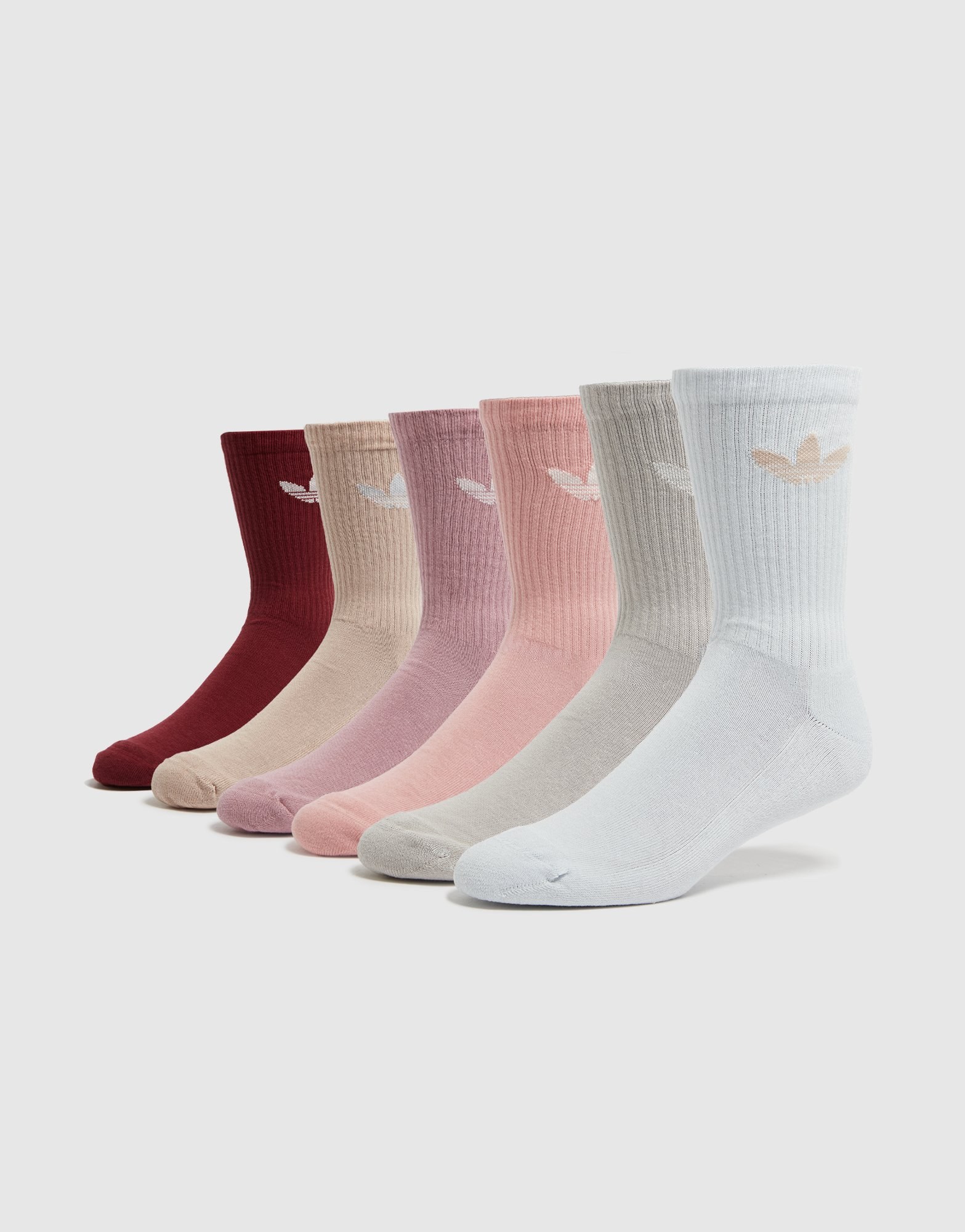 adidas Originals 6er-Pack Trefoil Cushion Crew Socken