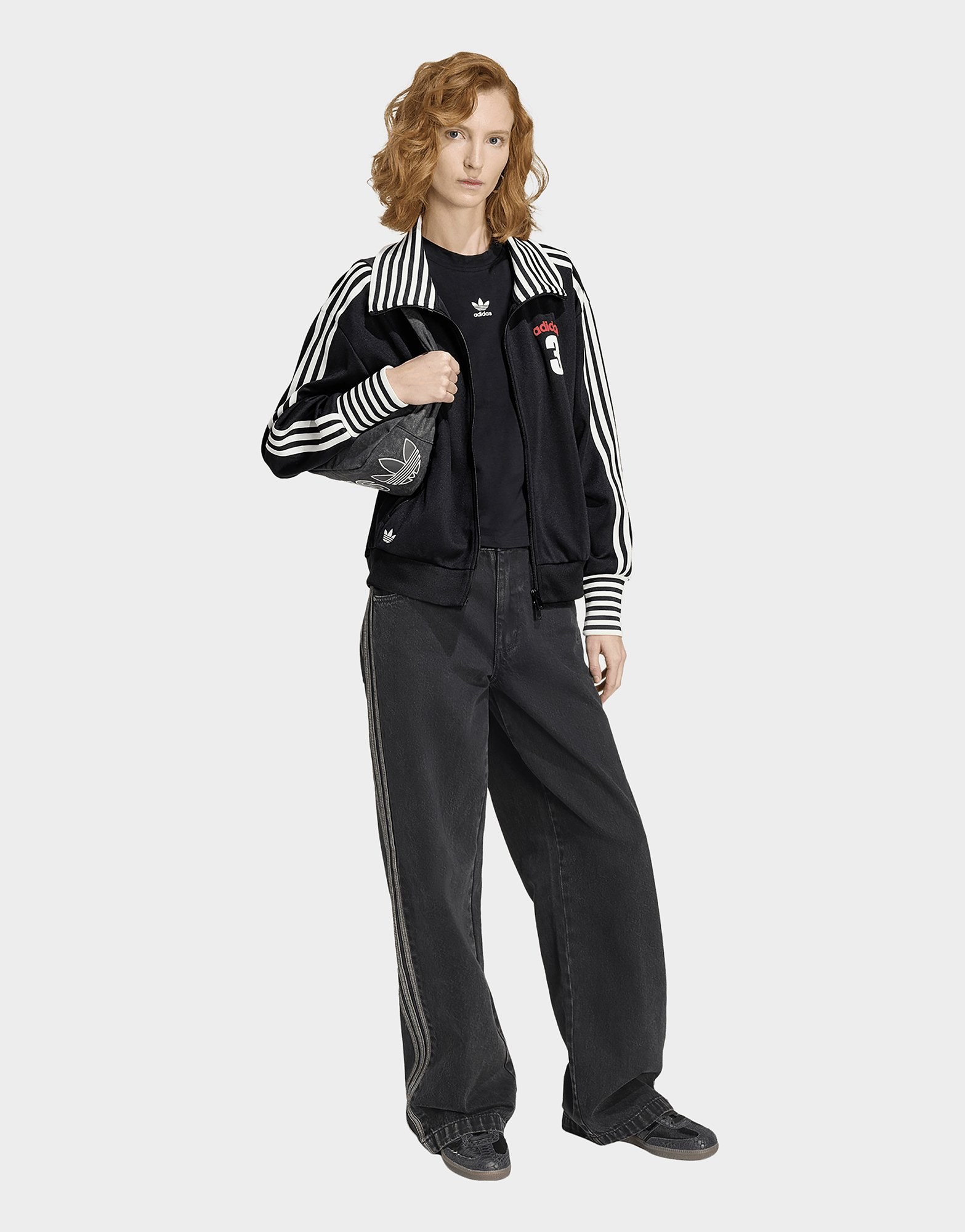 adidas Originals Vintage Bb Tt Striped Rib Track Top