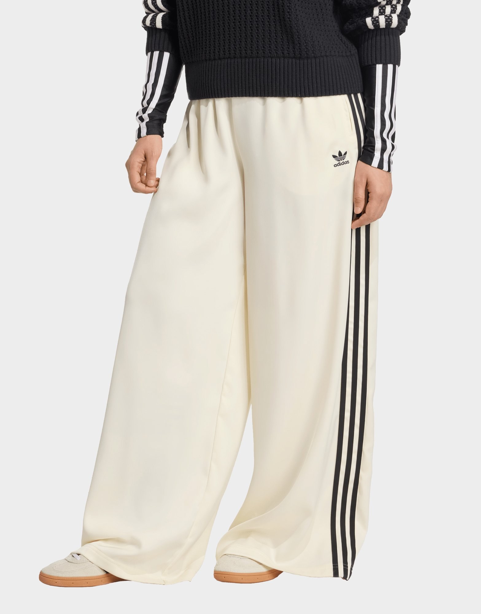 adidas Originals Adicolor Satin Wide Leg Trainingshose