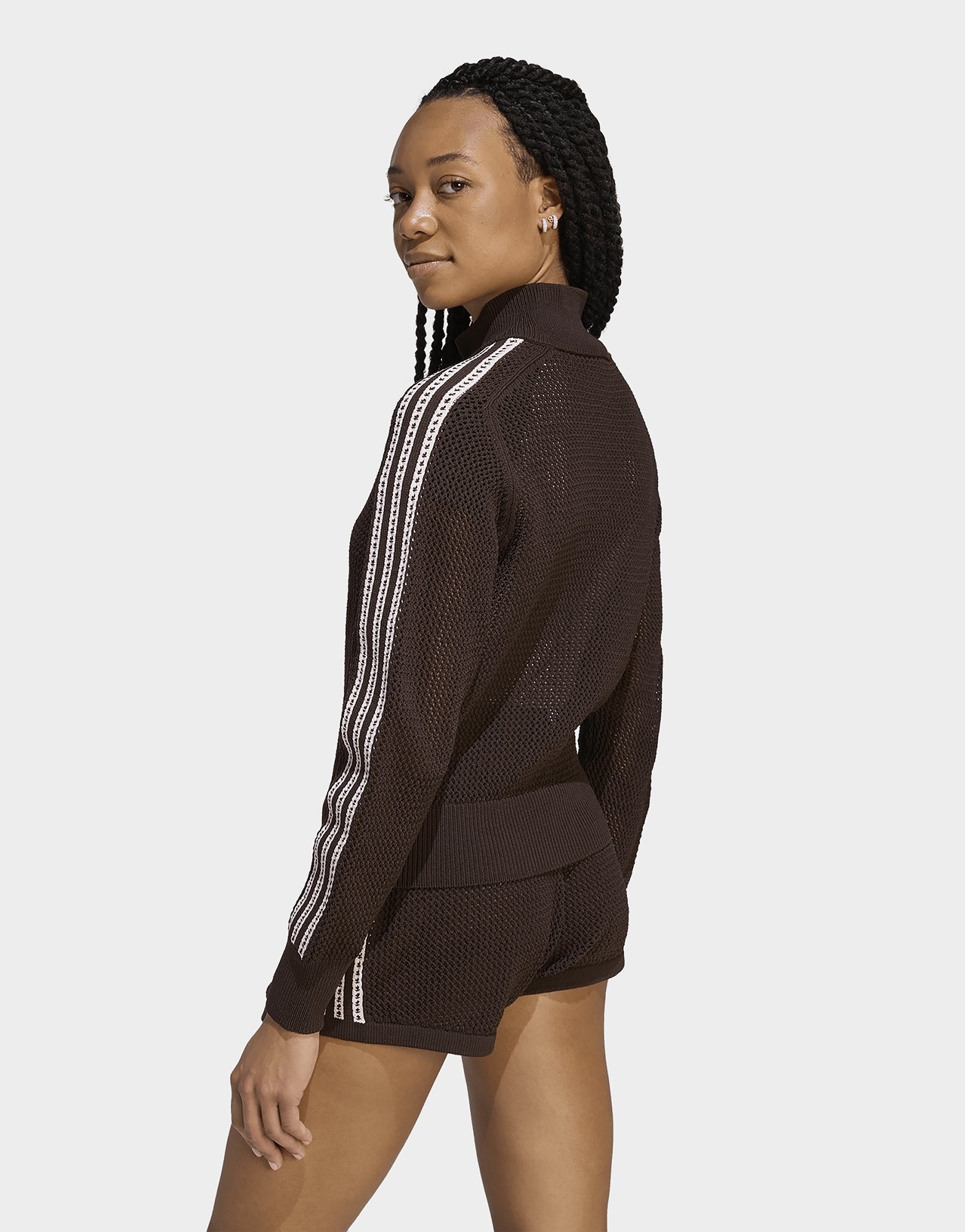 adidas Originals Knitted Crochet Firebird Originals Jacke