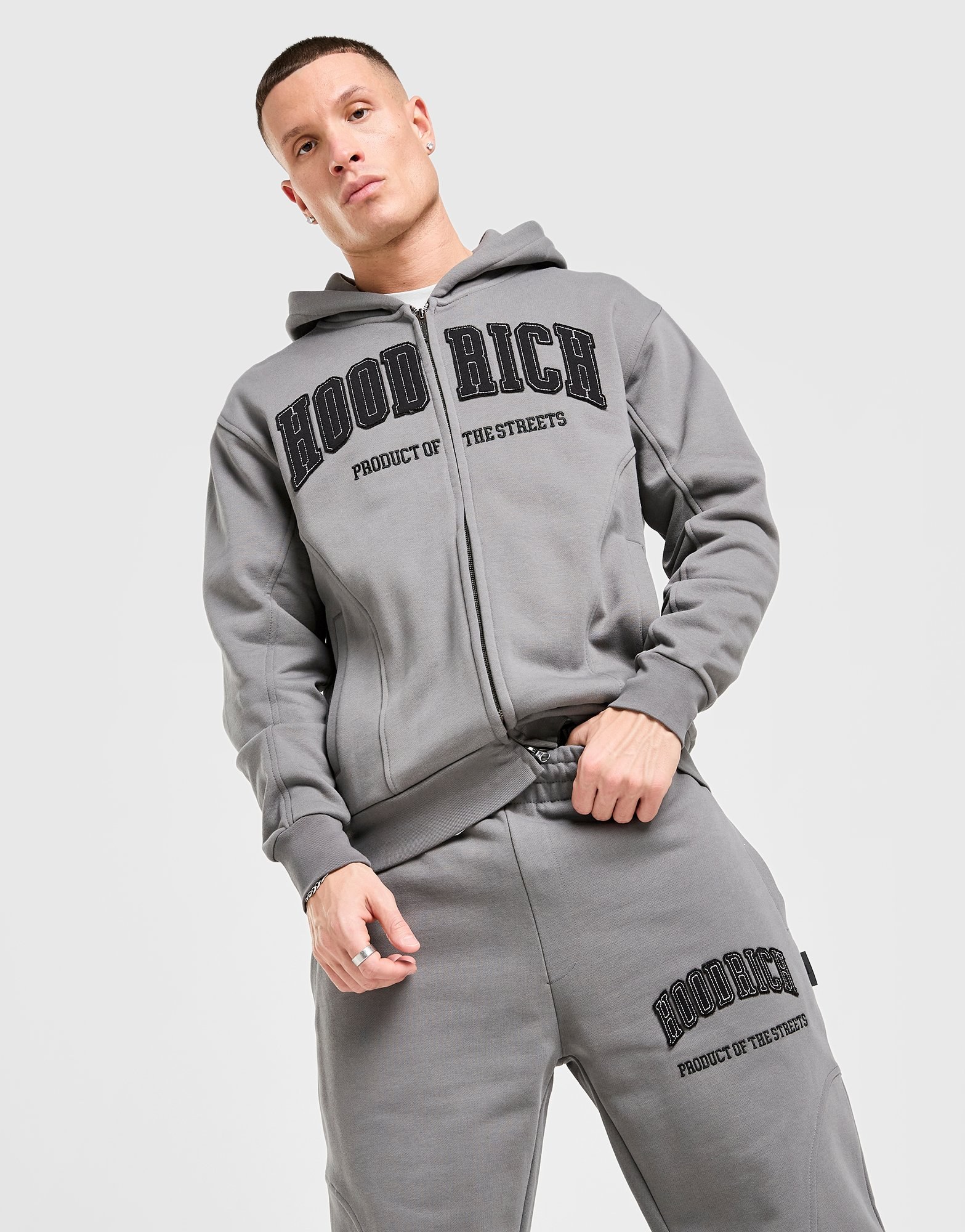 Hoodrich Cursed Full Zip Hoodie