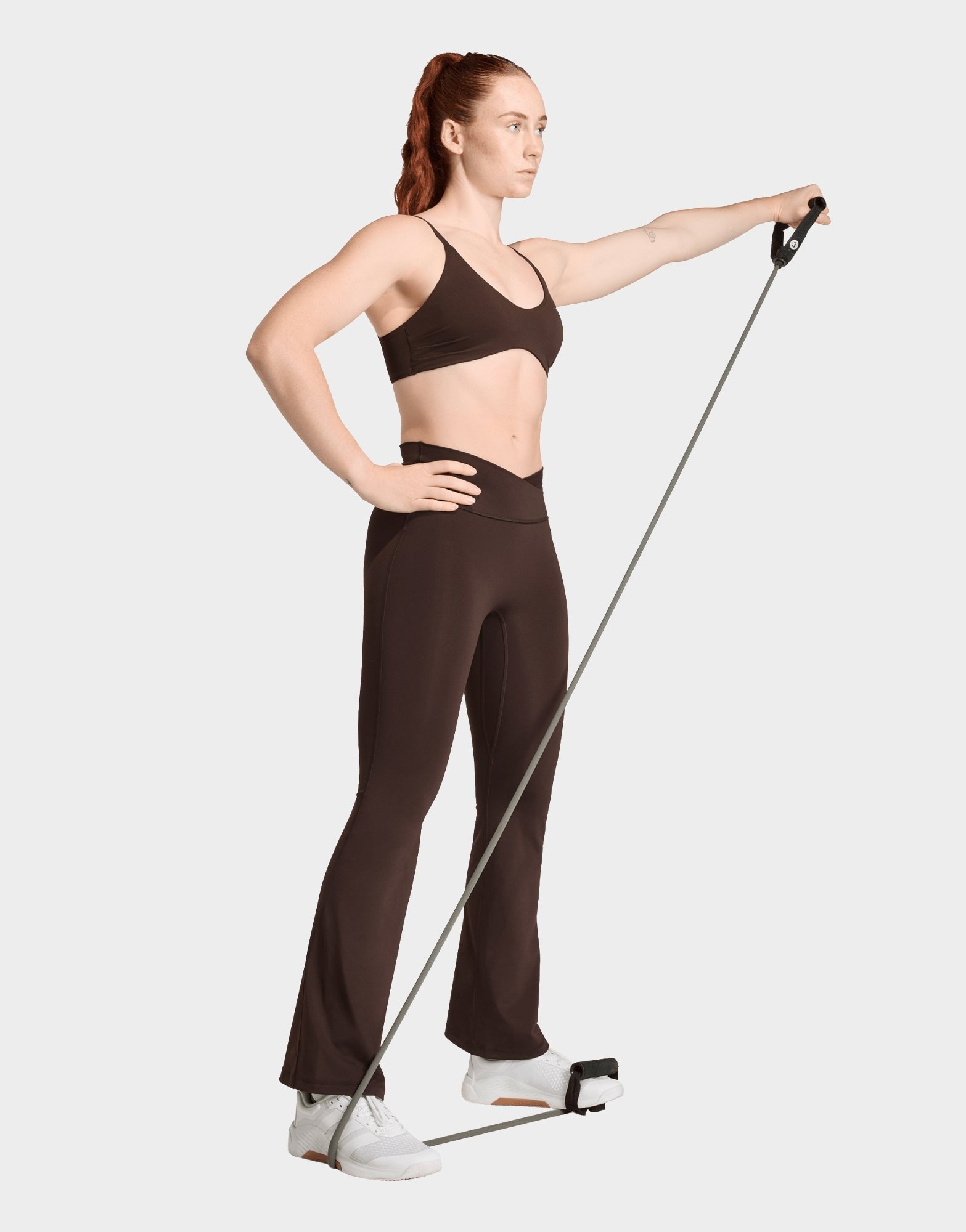 adidas 3-streifen Studio All Me Flare X-over Leggings