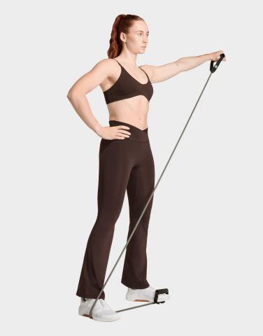 adidas 3-streifen Studio All Me Flare X-over Leggings