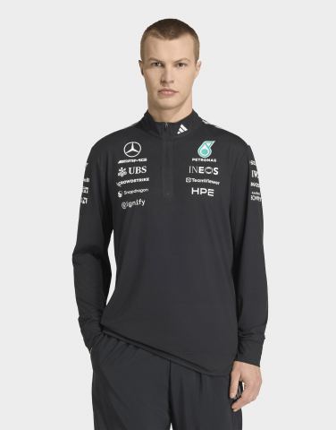 adidas Mercedes-amg Petronas Formula 1 Team Engineers Quarter Zip Sweatshirt