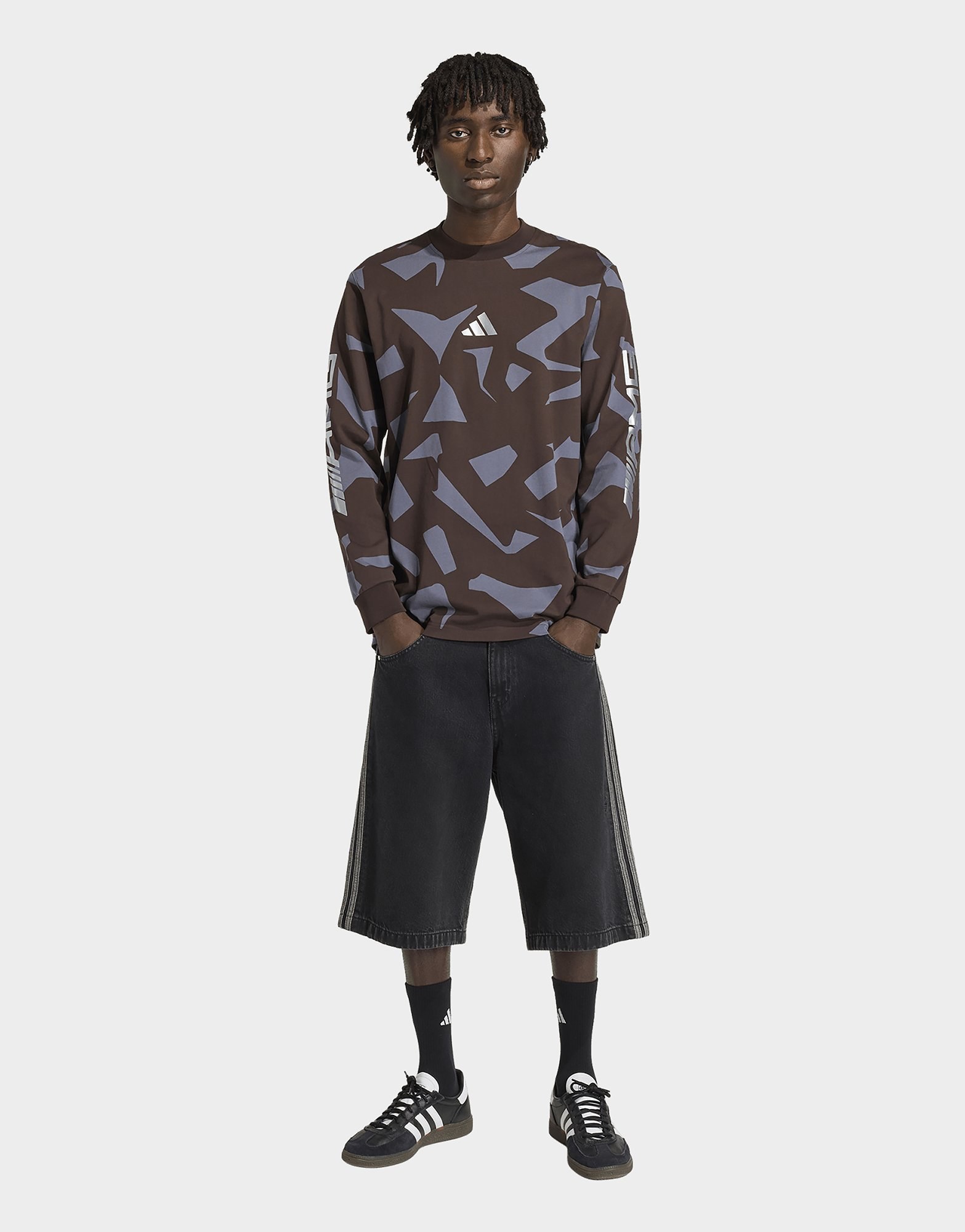 adidas Amg Camo Langarmshirt