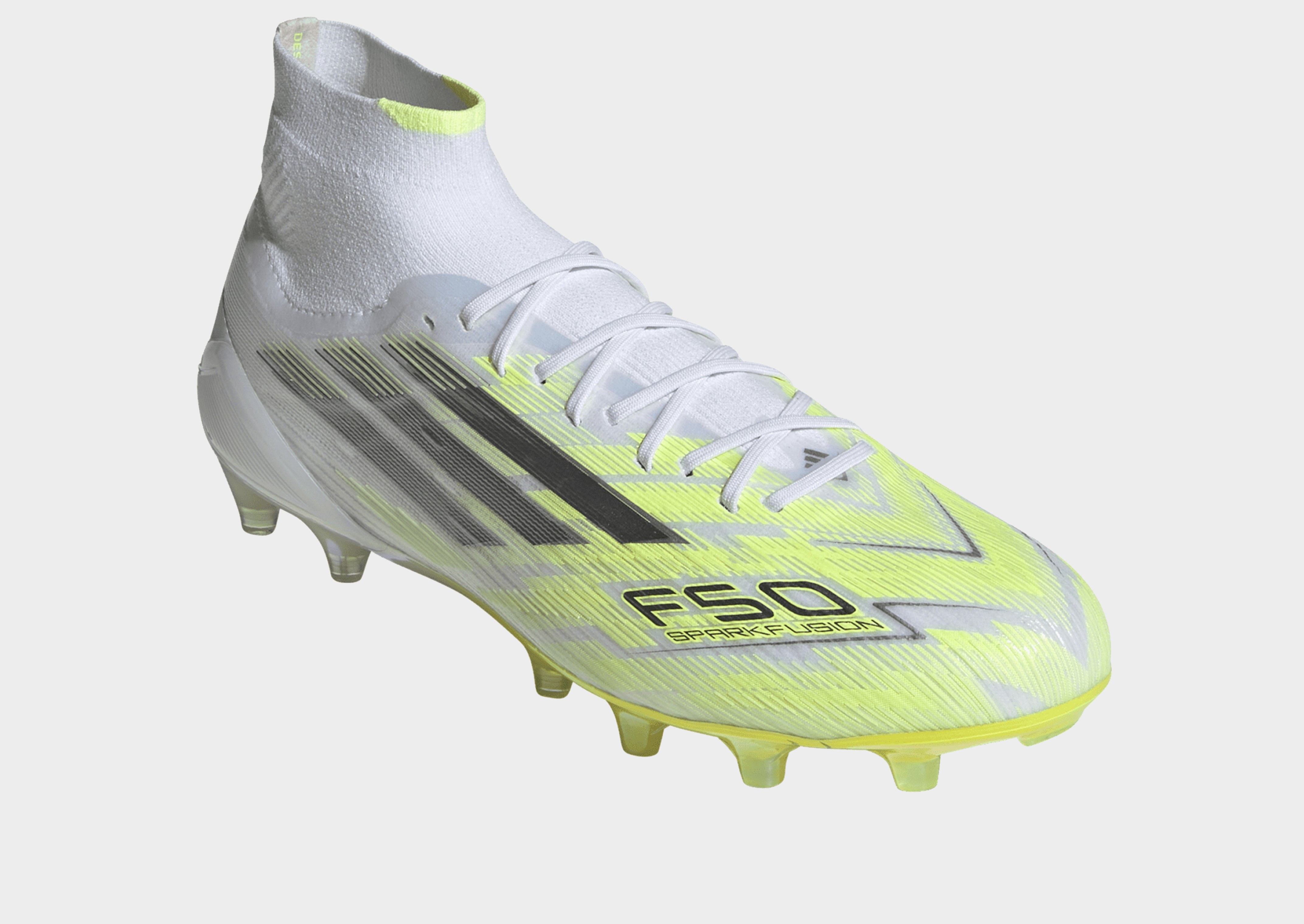 adidas F50 Sparkfusion Elite Mid Cut Fußballschuh, Feste Böden/kunstrasen
