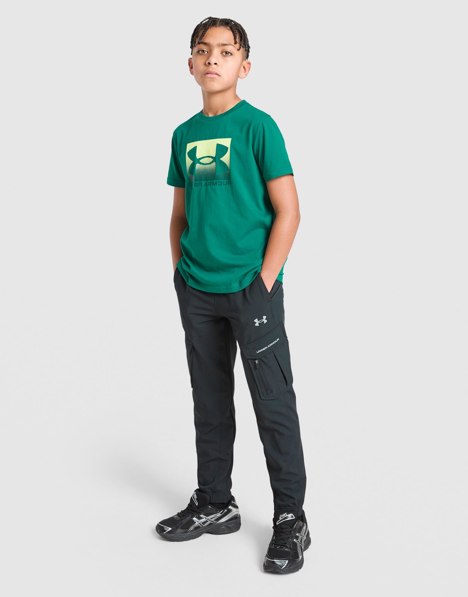 Under Armour Box Logo T-Shirt Junior