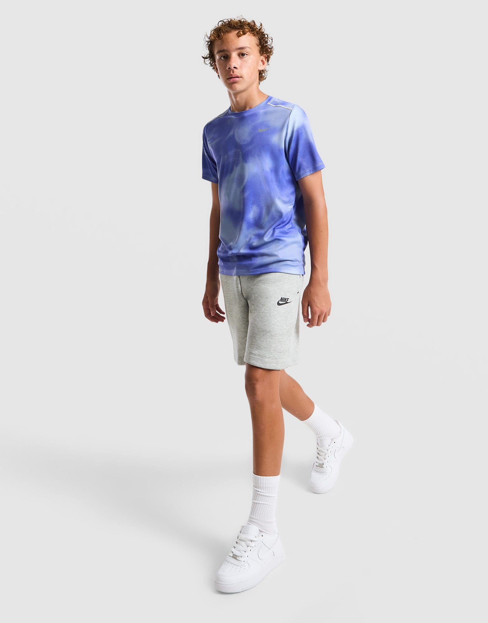 Nike Miler All Over Print T-Shirt Kinder