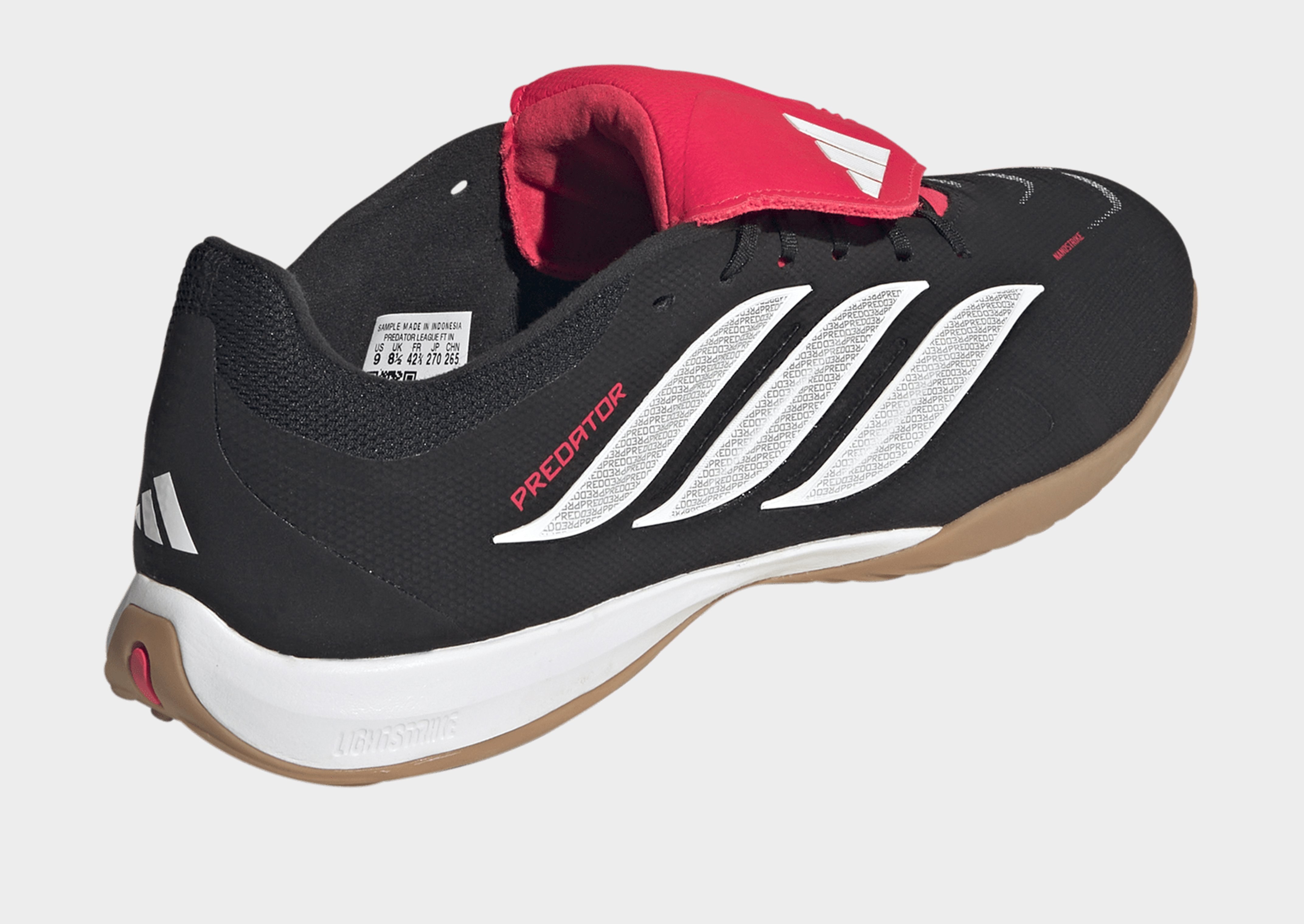 adidas Predator League Fußballschuh, Hallenböden, Umschlagbare Zunge