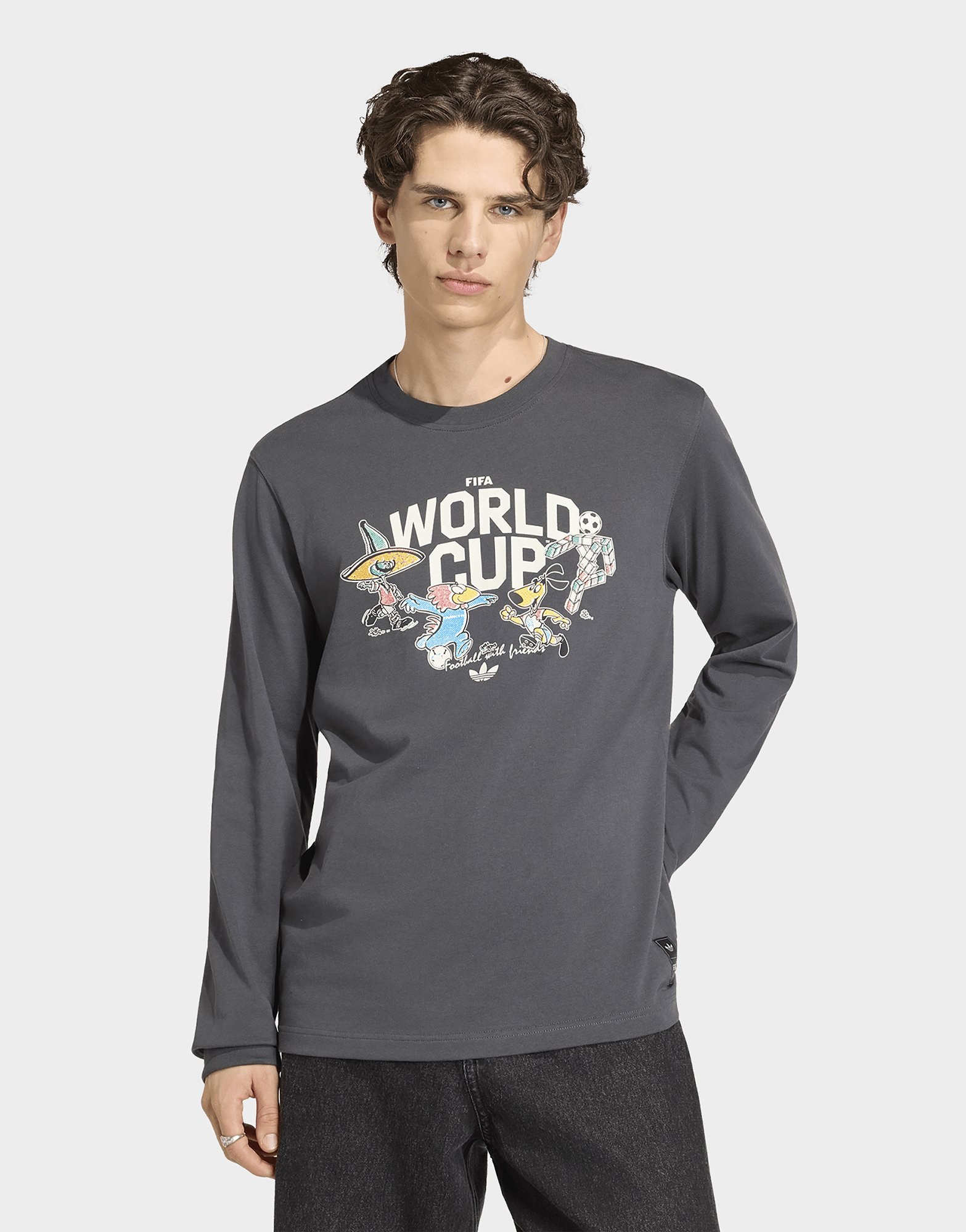 adidas Fifa Fussball-weltmeisterschaft 26™ Maskottchen T-shirt, Langärmlig