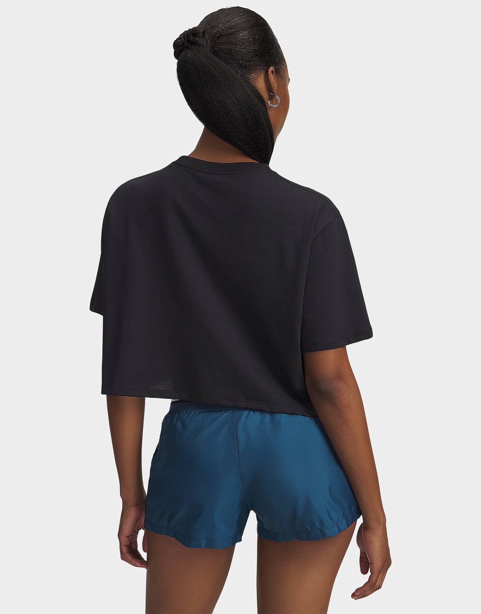 Under Armour Wordmark Crop T-Shirt