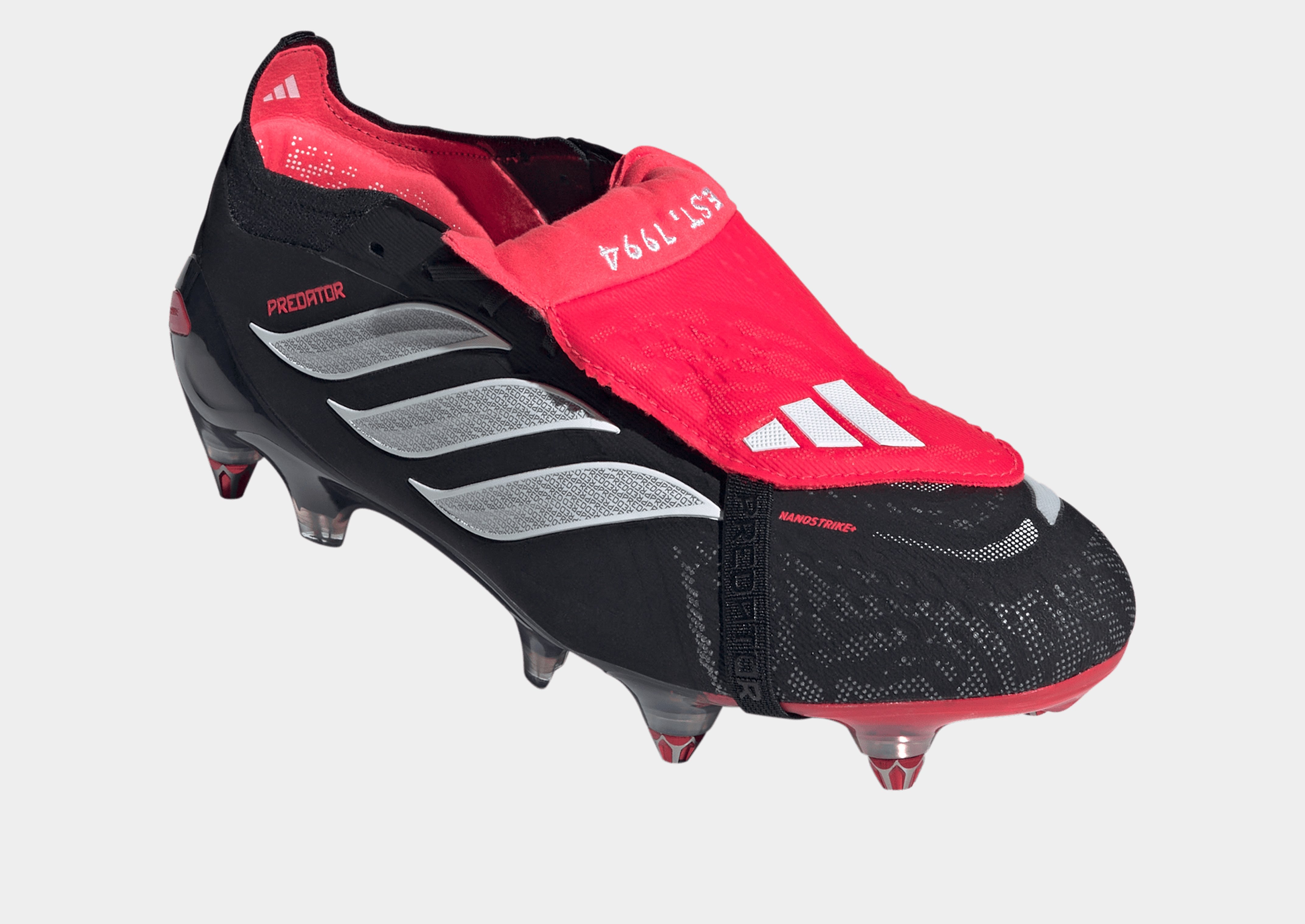 adidas Predator Elite Fußballschuh, Weiche Böden, Umschlagbare Zunge
