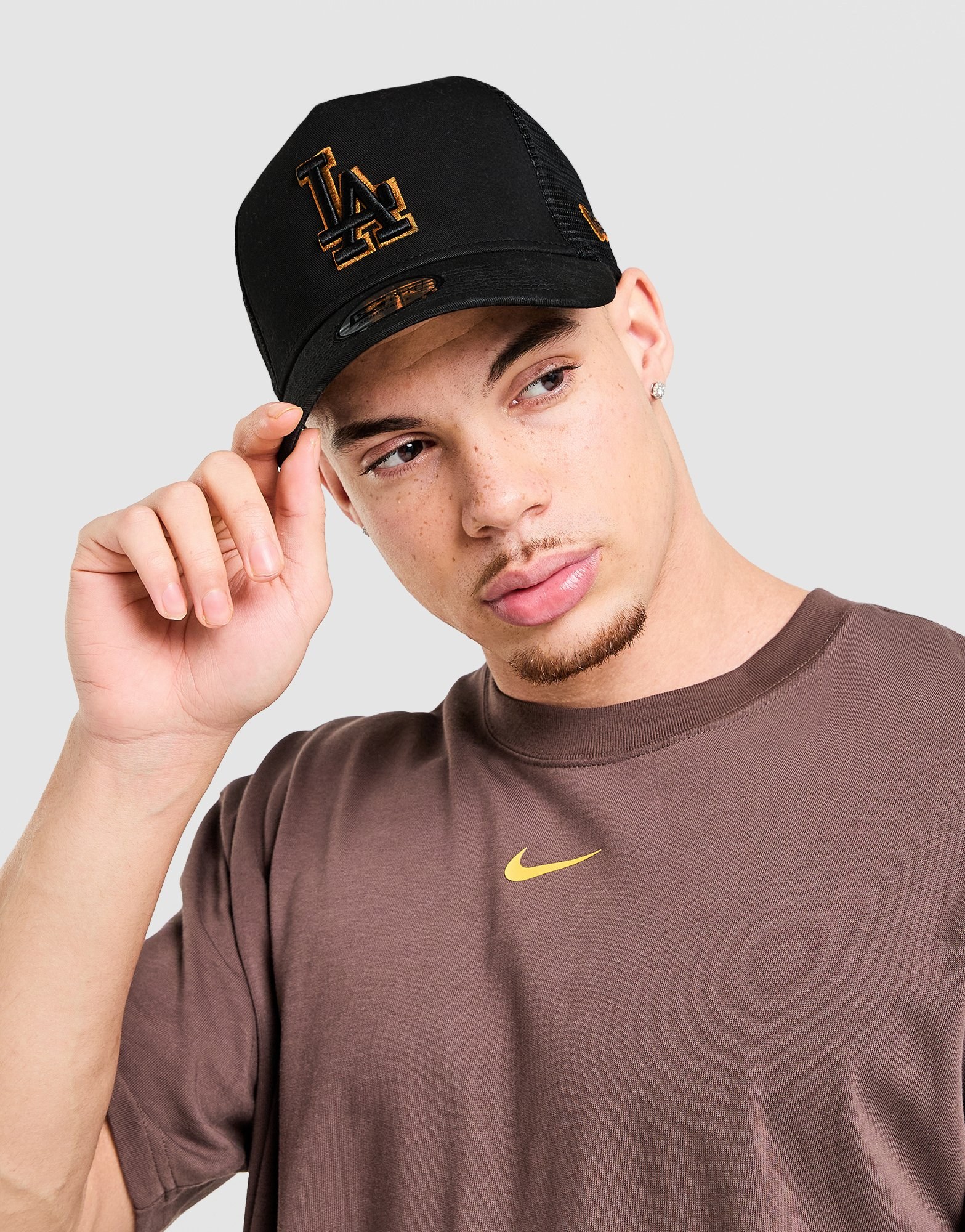 New Era MLB LA Dodgers 9FORTY E-Frame Trucker Cap