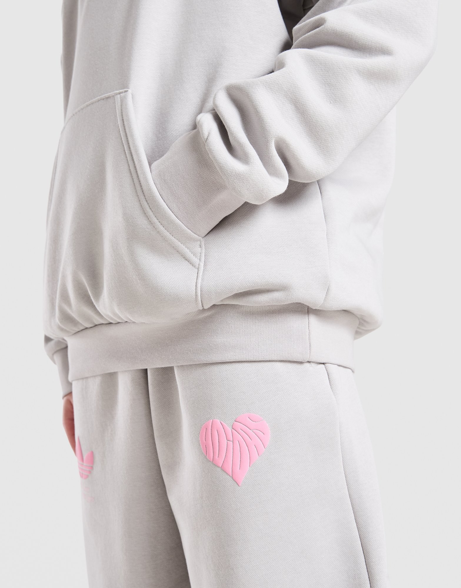 adidas Originals Girls' Heart Wide Leg Jogginghose Kinder