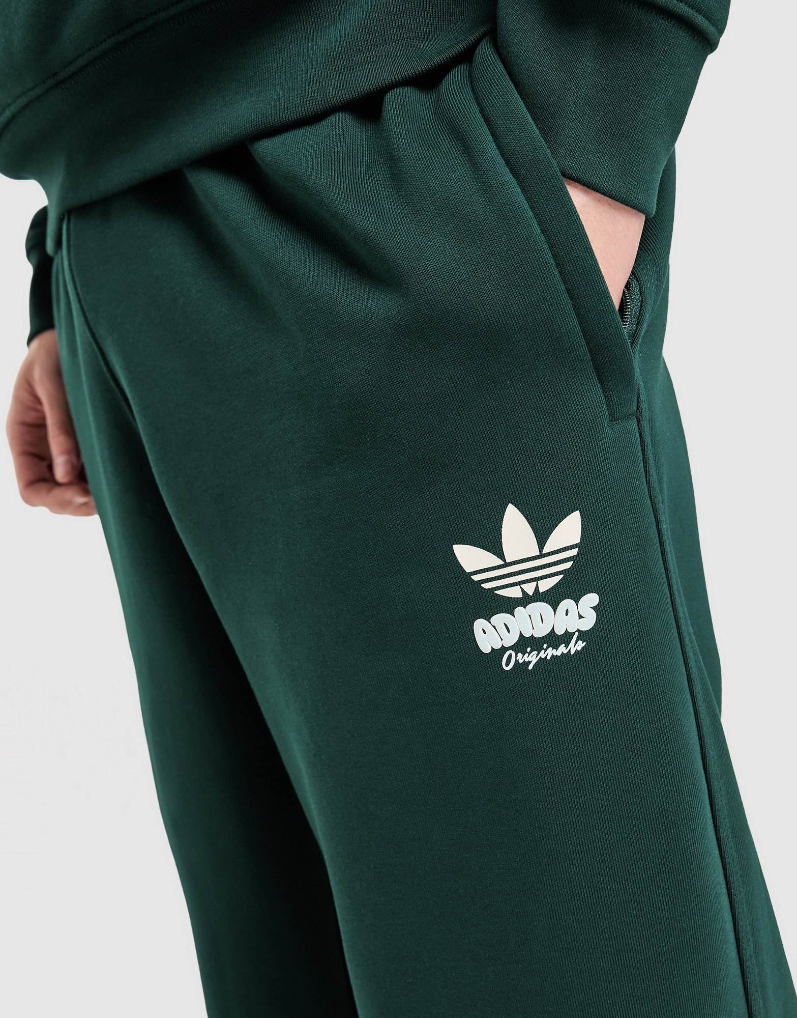 adidas Originals Trefoil Bubble Open Hem Jogginghose