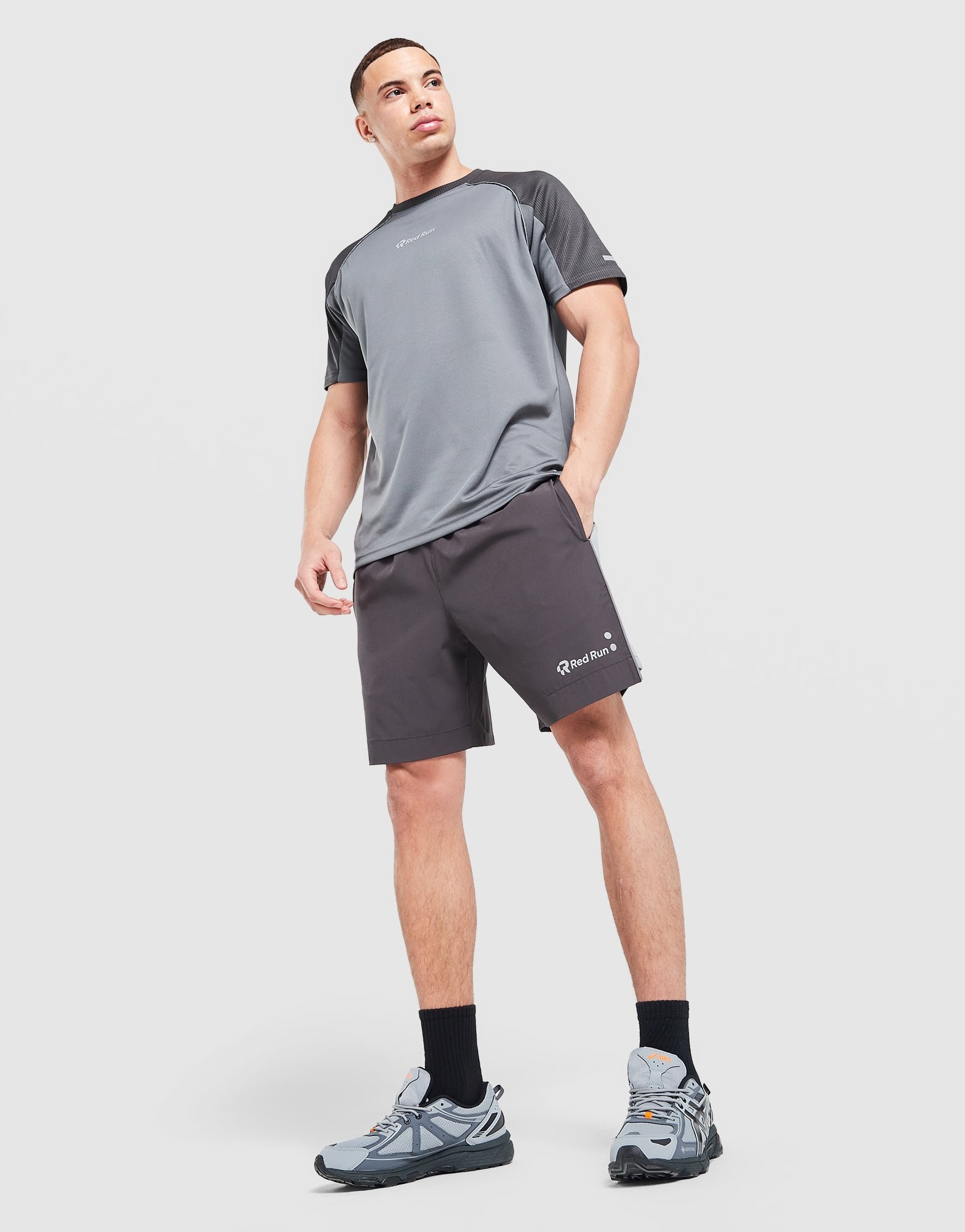 Miscellaneous Titanium Panelled Sports Shorts