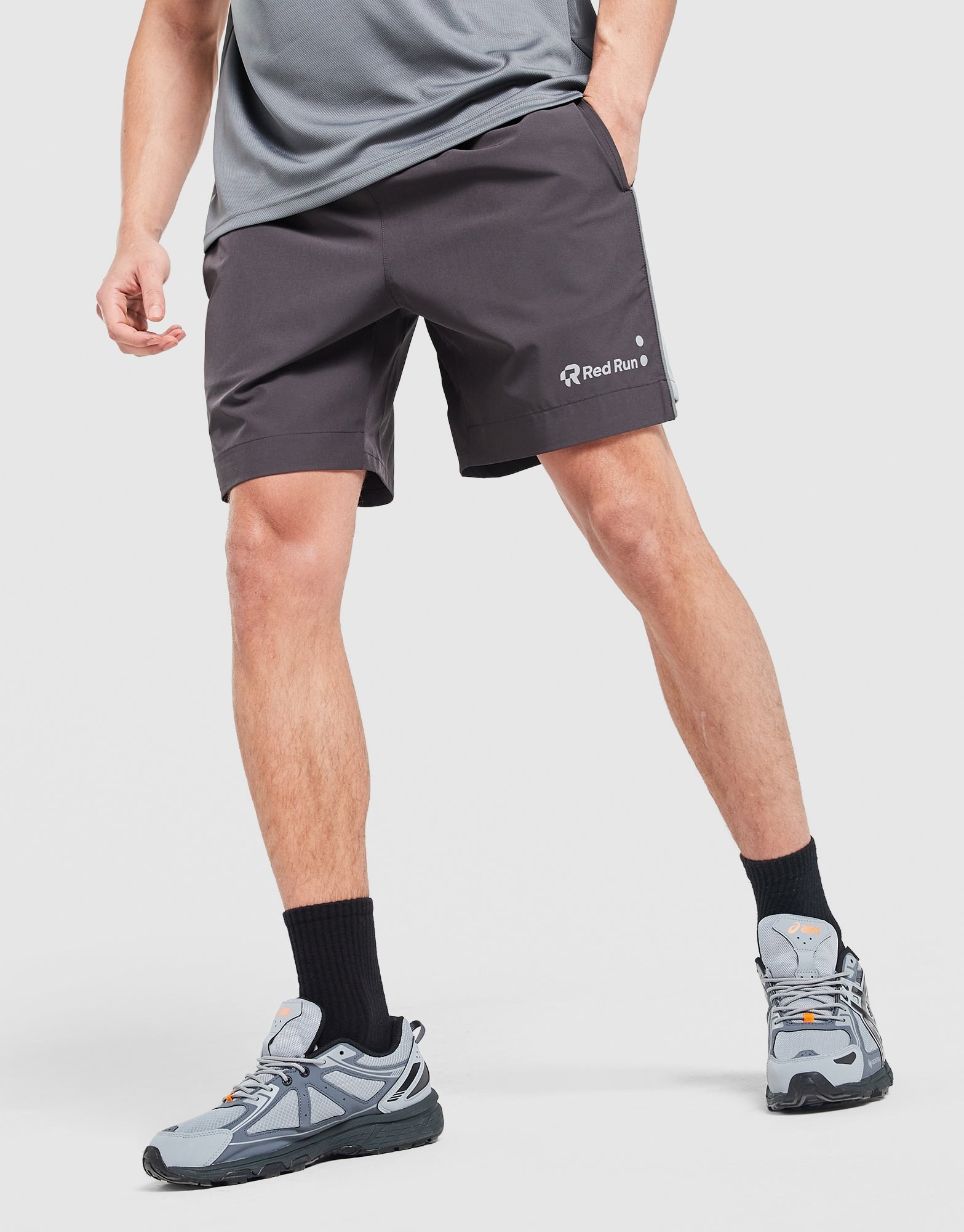 Miscellaneous Titanium Panelled Sports Shorts