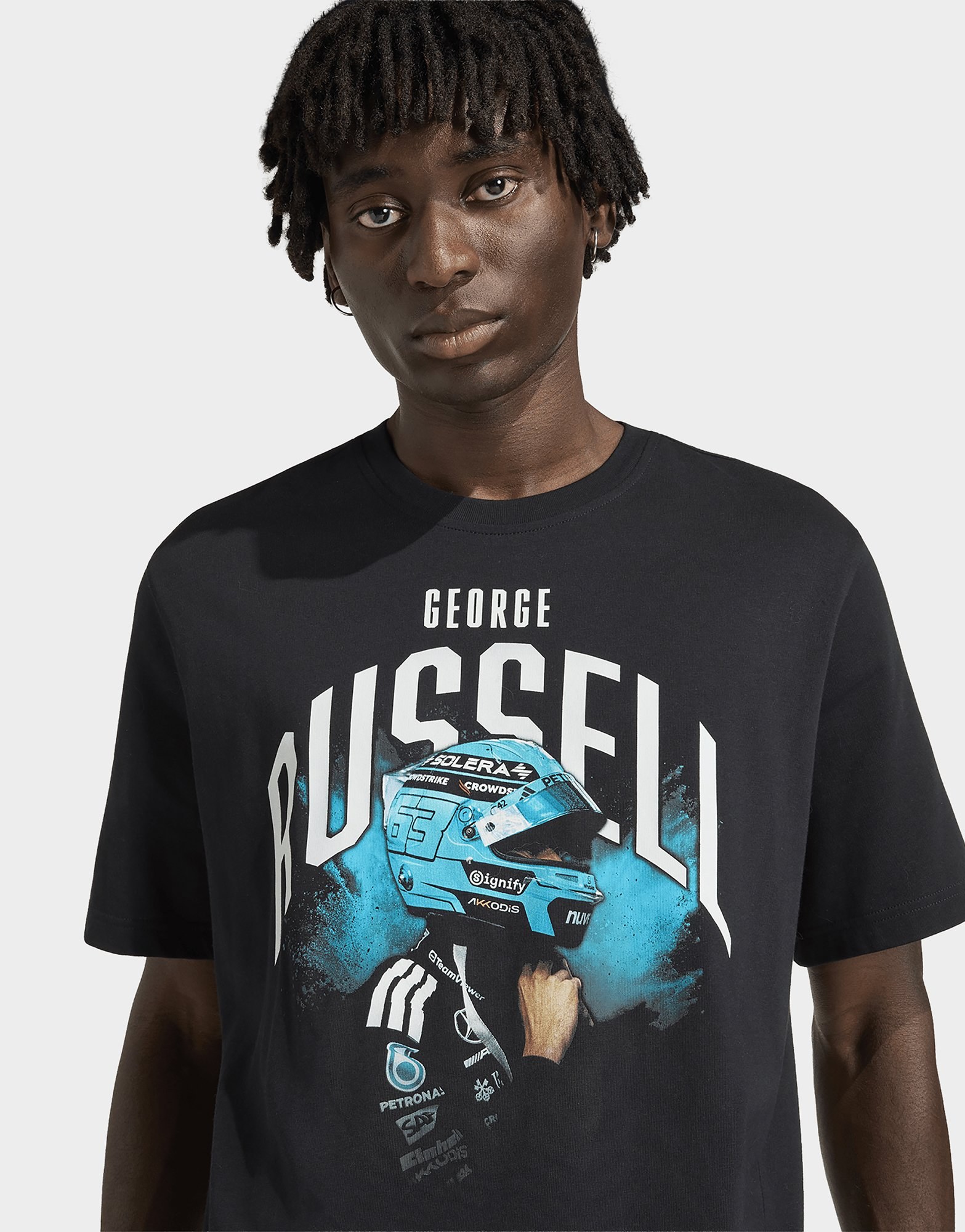 adidas Mercedes - Amg Petronas Formula 1 Team George Russell Grafik-t-shirt
