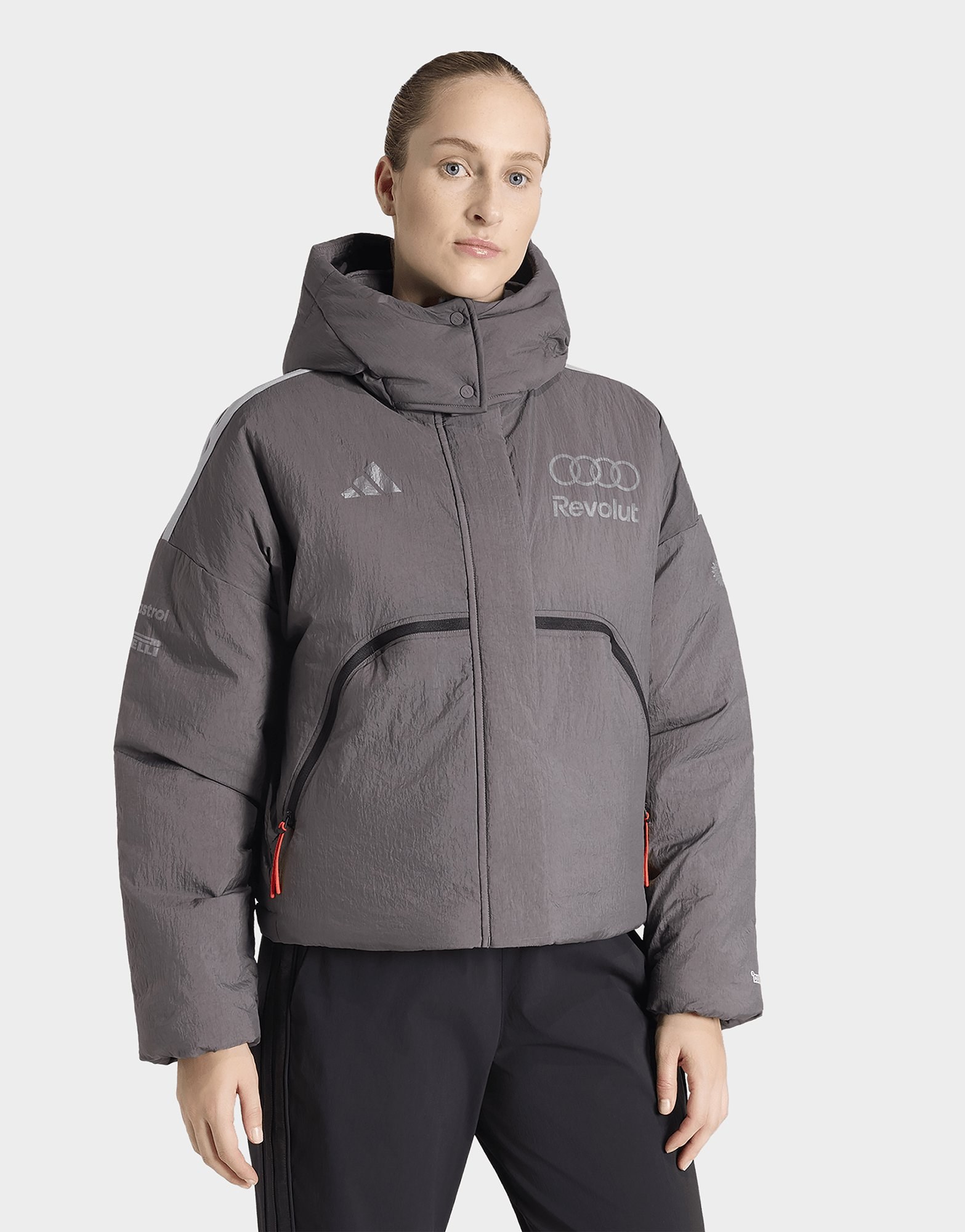 adidas AUDI REVOLUT F1 TEAM ENGINEERS & MARKETING PUFFER JACKE