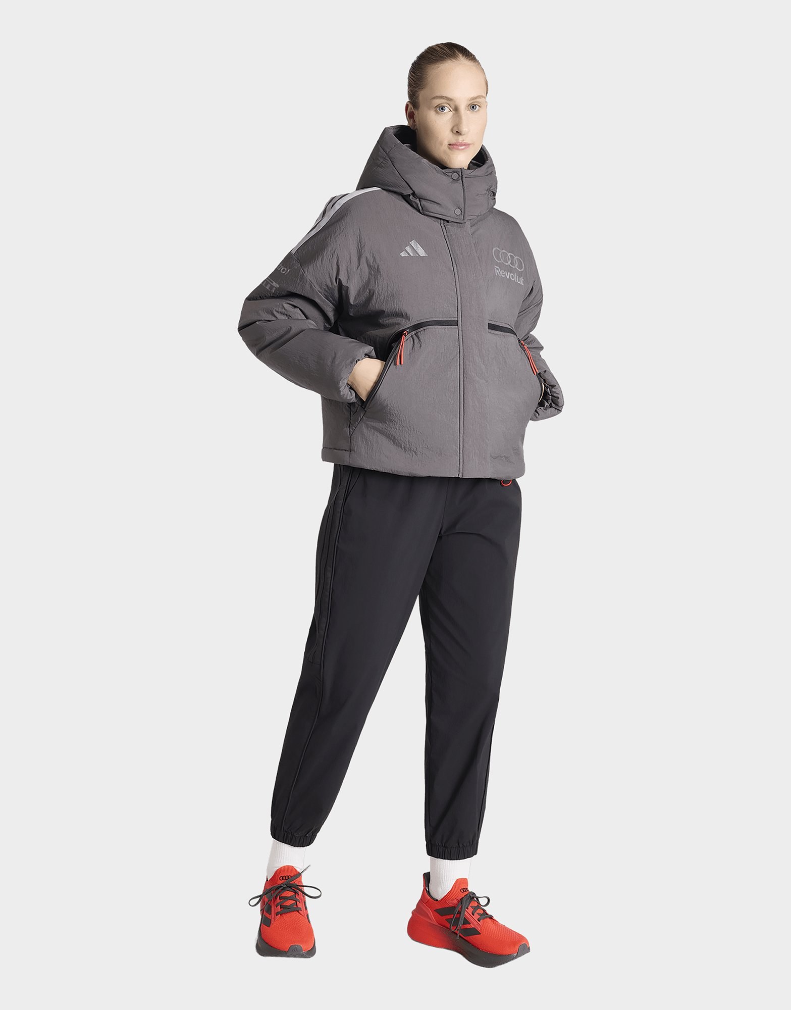 adidas AUDI REVOLUT F1 TEAM ENGINEERS & MARKETING PUFFER JACKE