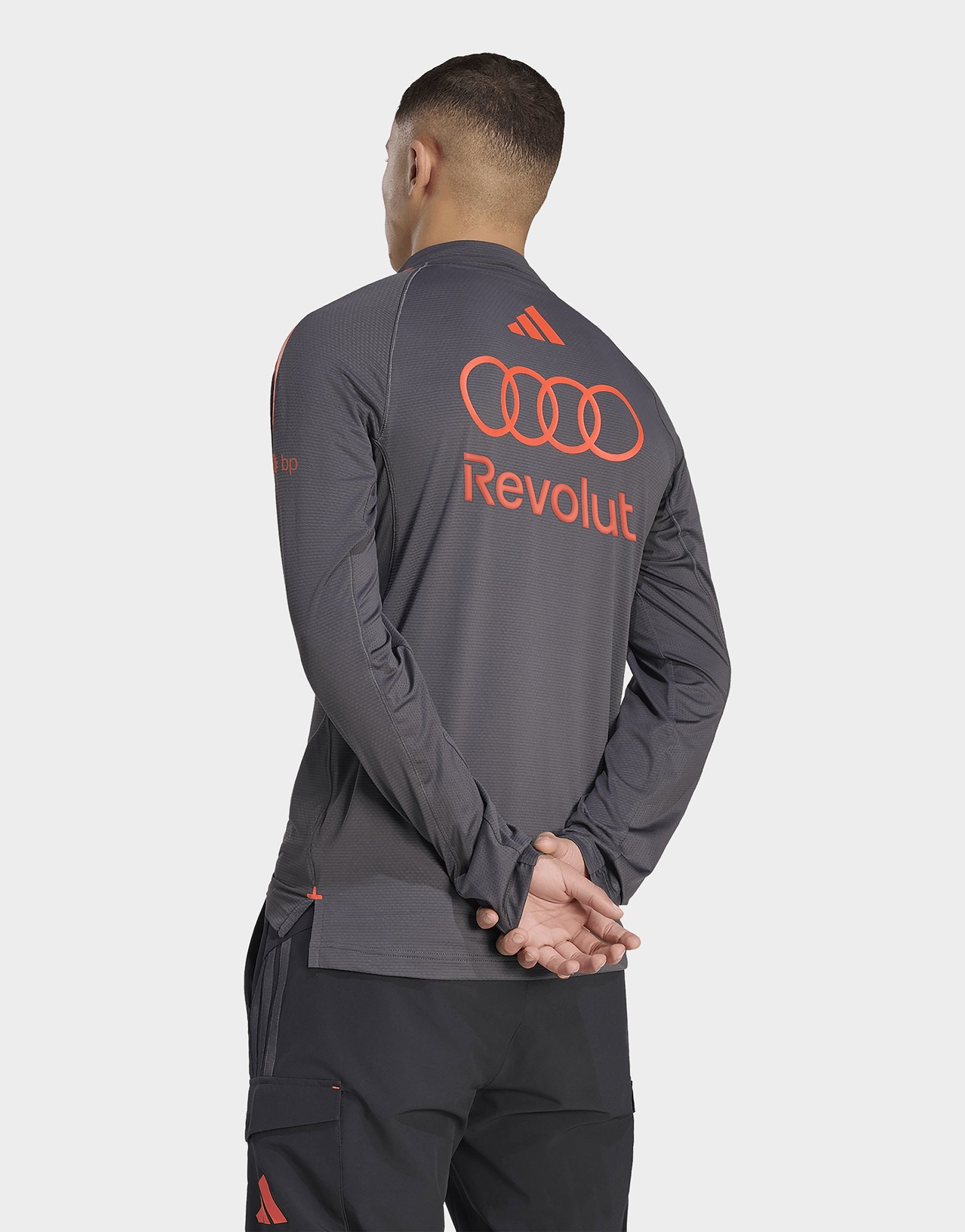adidas AUDI REVOLUT F1 TEAM MECHANICS 1/4 REISSVERSCHLUSS-JACKE