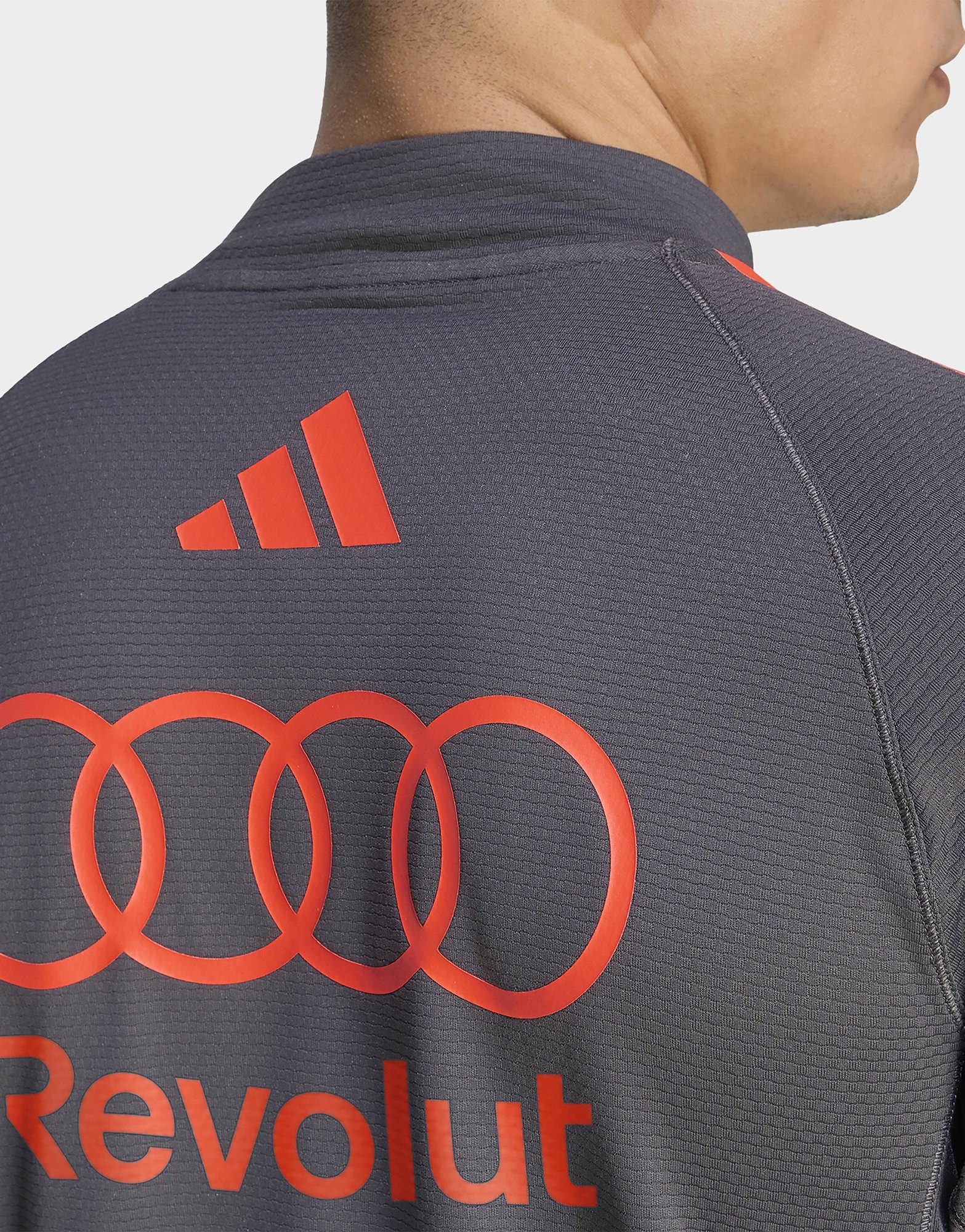 adidas AUDI REVOLUT F1 TEAM MECHANICS 1/4 REISSVERSCHLUSS-JACKE