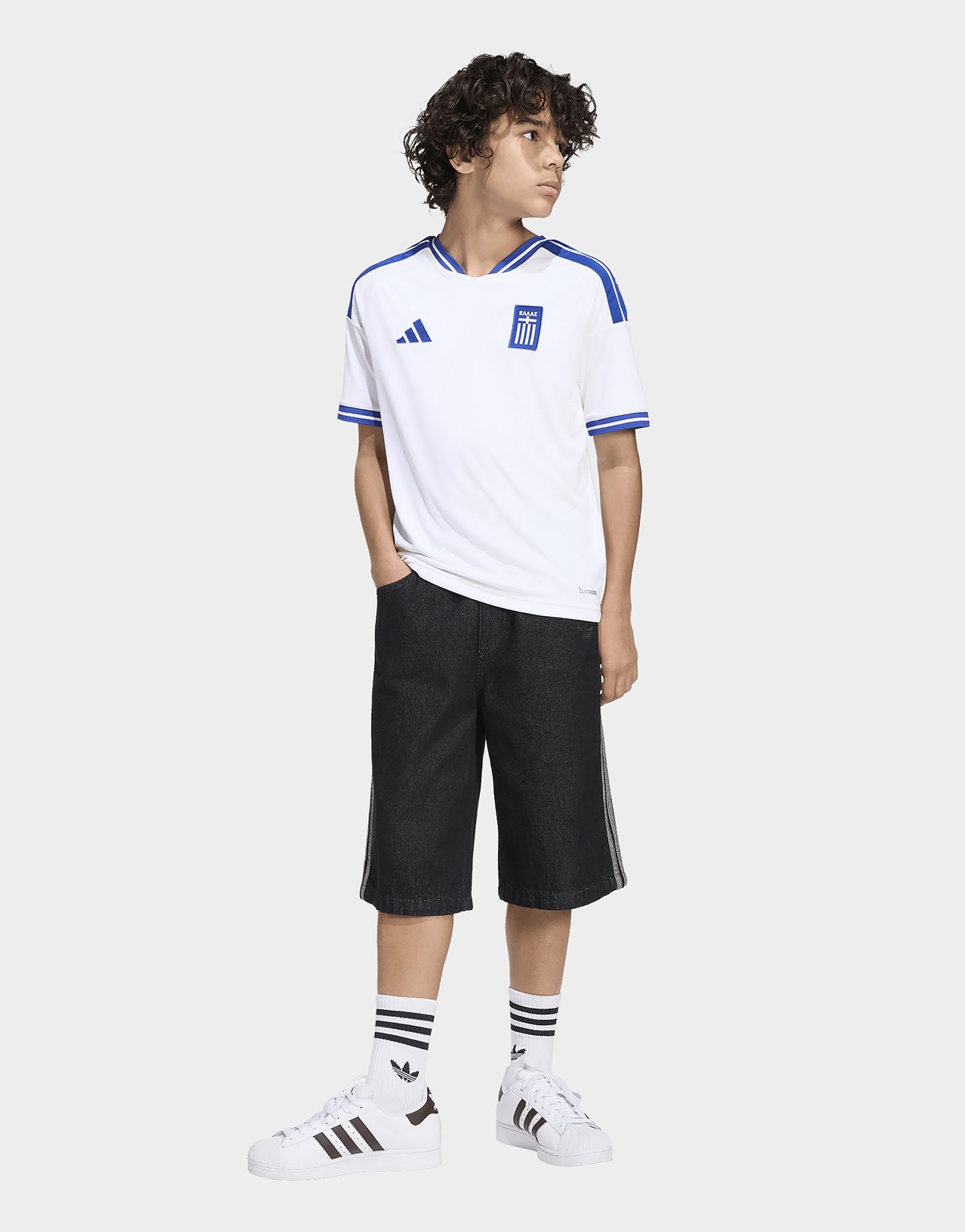 adidas Griechenland 26 Kids Heimtrikot