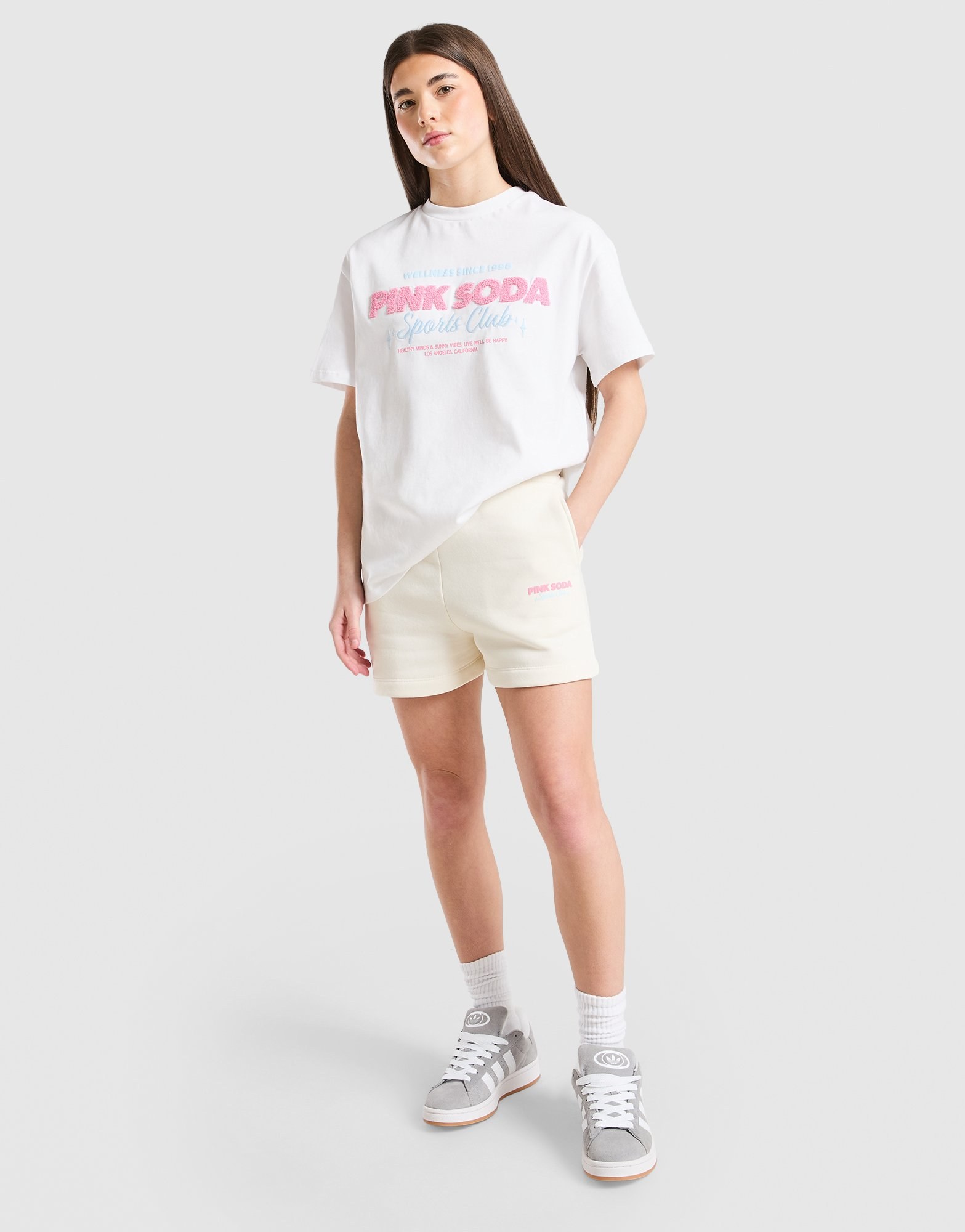 Pink Soda Sport Girls' Stack Shorts Kinder