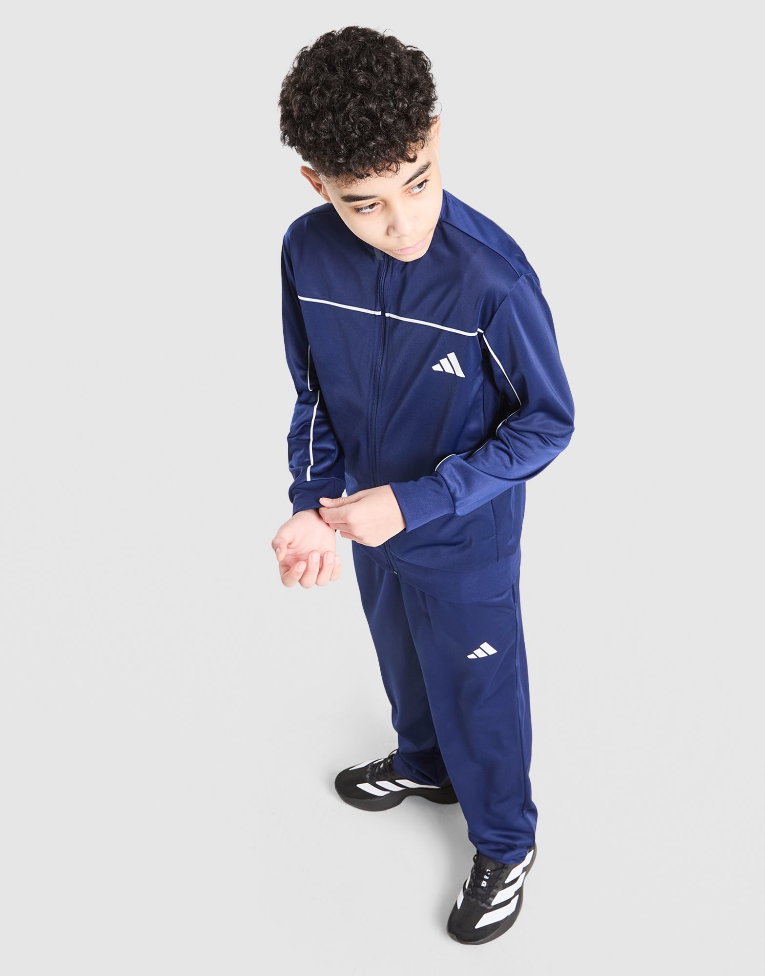 adidas Badge of Sport Piping Tracksuit Junior
