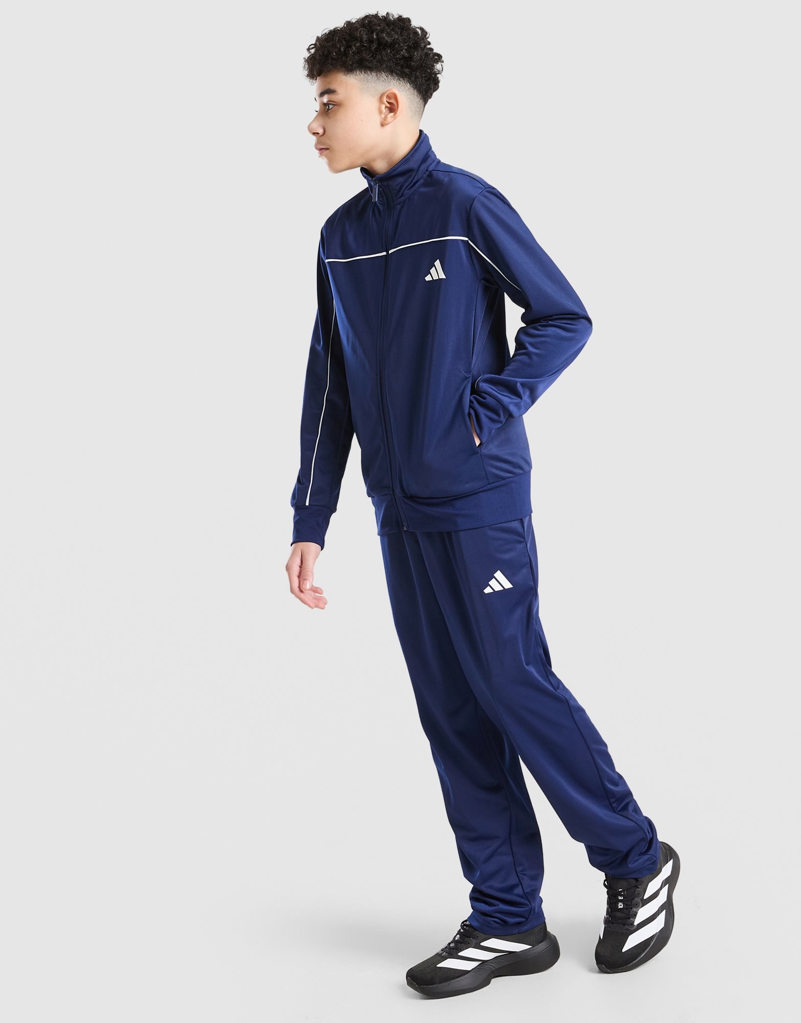 adidas Badge of Sport Piping Tracksuit Junior
