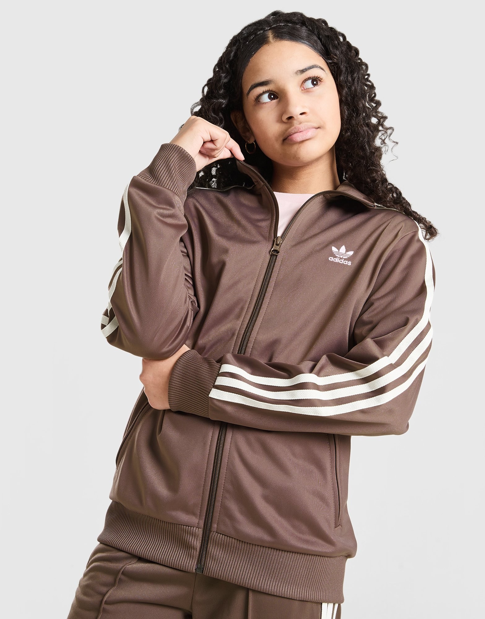adidas Originals Girls' Firebird Full Zip Track Trainingsoberteil Kinder