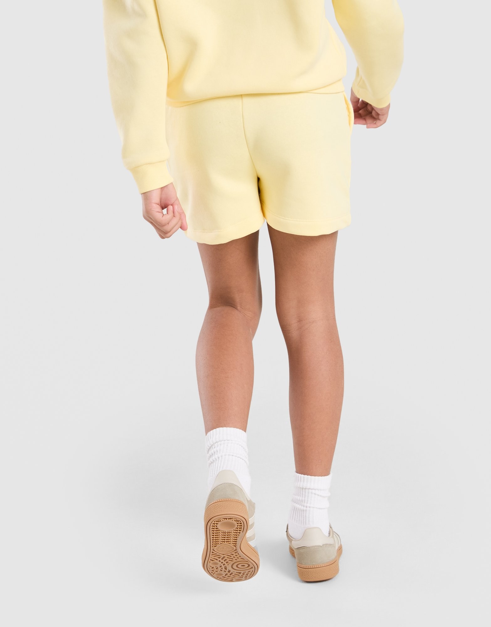 Pink Soda Sport Girls' Heart Embroidered Shorts Kinder
