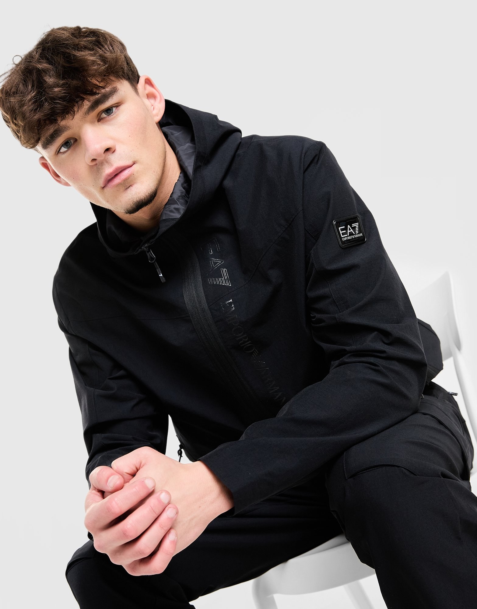 EA7 Emporio Armani Badge Woven Jacket
