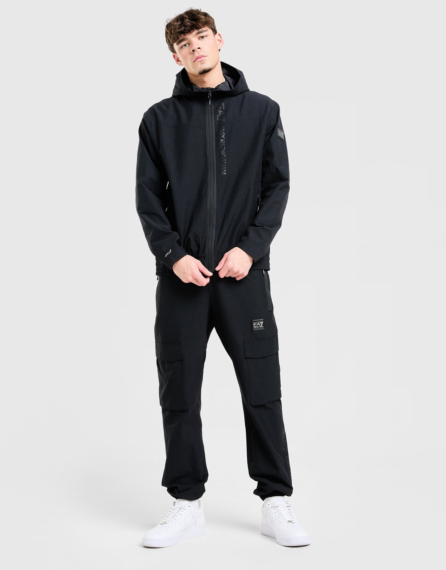 EA7 Emporio Armani Badge Woven Jacket