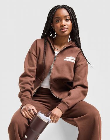 Unlike Humans Bubble Full Zip Hoodie Damen