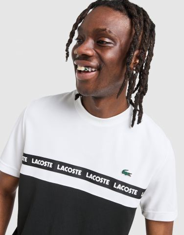 Lacoste Croc Colour Block Tape T-Shirt