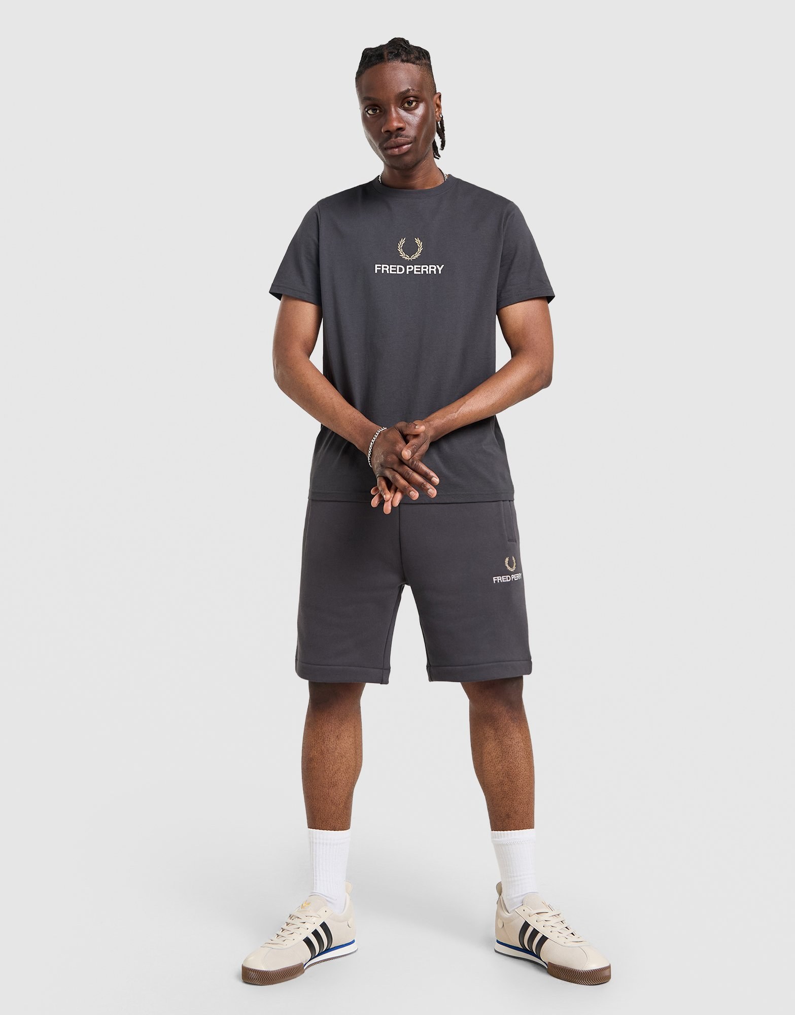 Fred Perry Emblem Stack T-Shirt