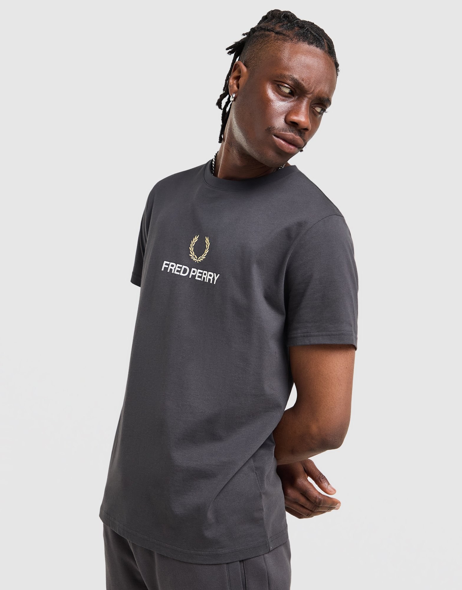 Fred Perry Emblem Stack T-Shirt