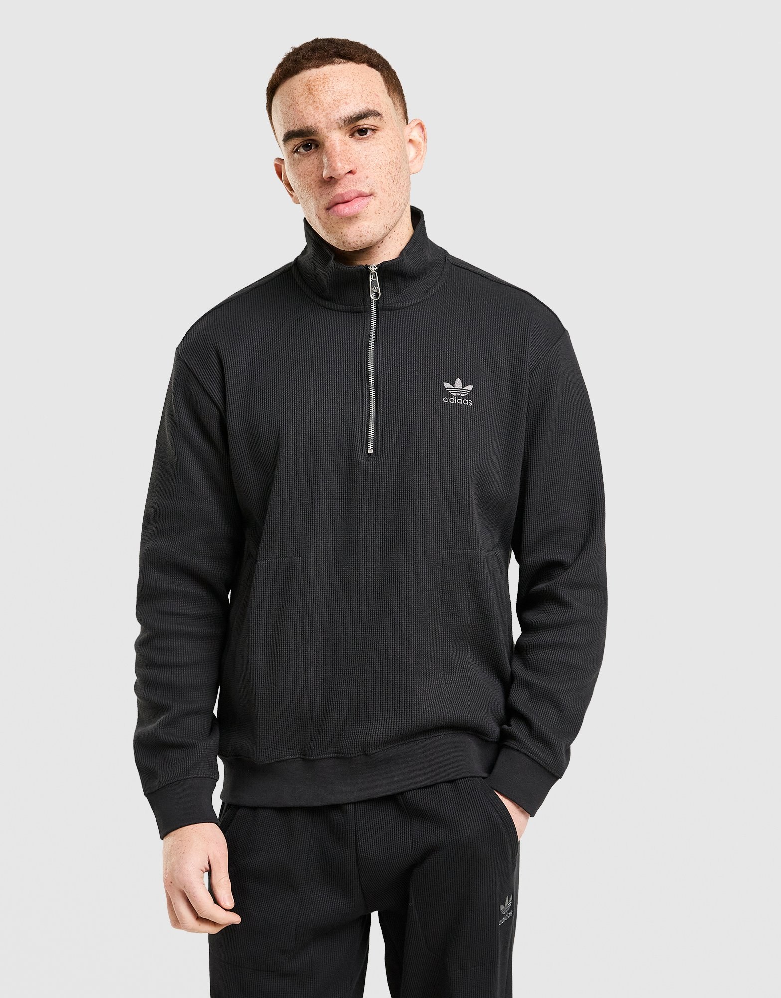 adidas Originals Waffle 1/4-Zip Sweatshirt