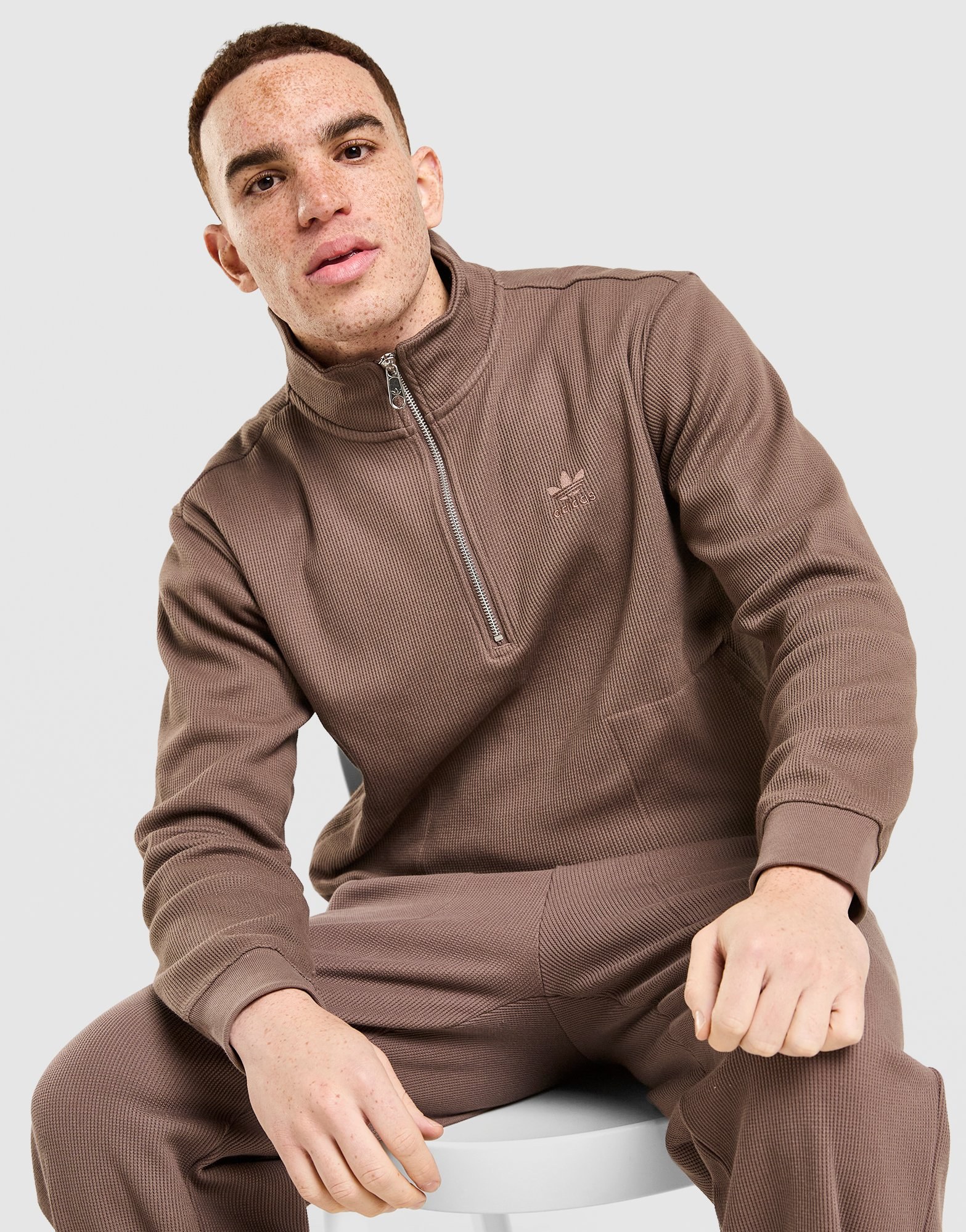 adidas Originals Waffle 1/4-Zip Sweatshirt