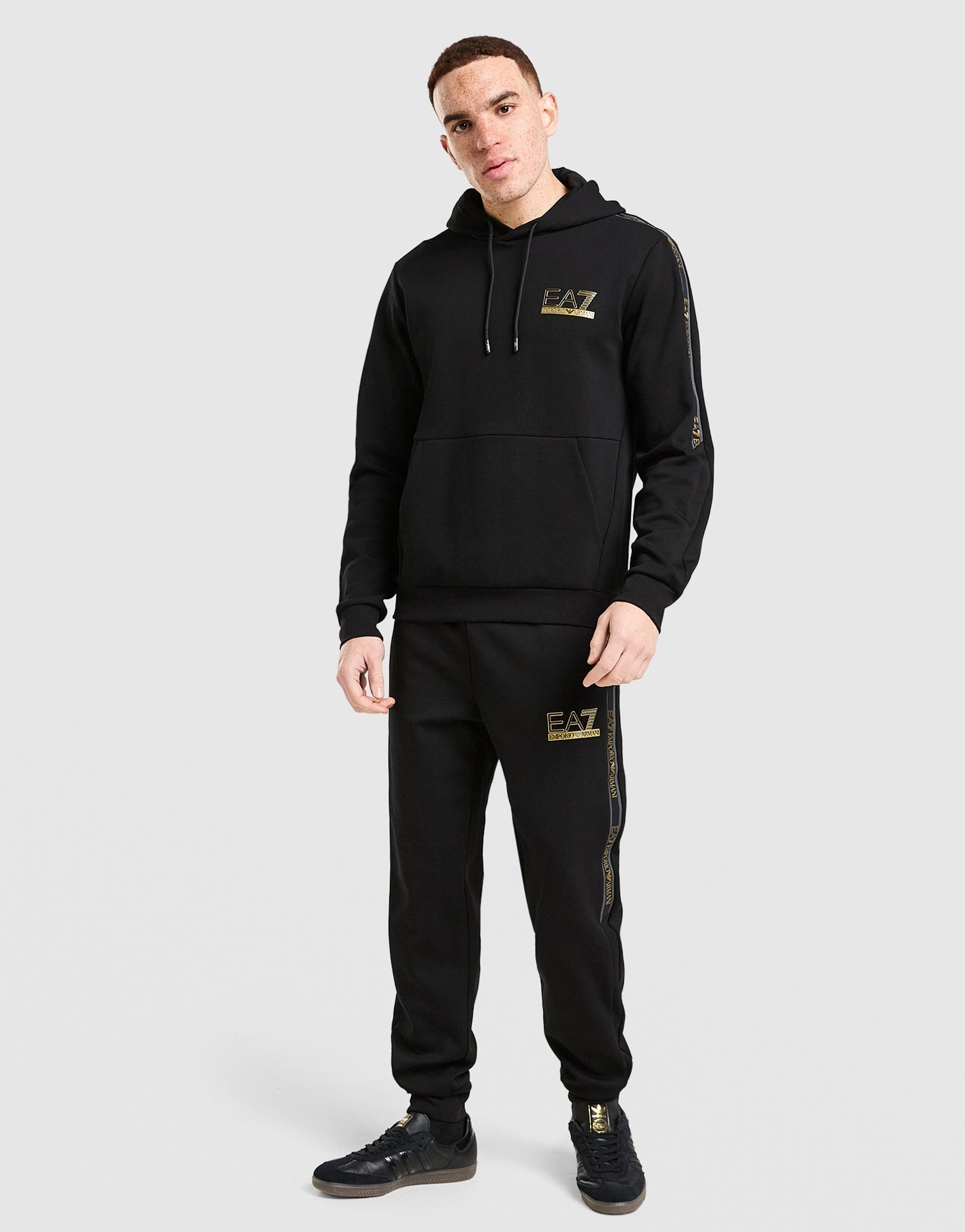 EA7 Emporio Armani Tape Logo Hoodie