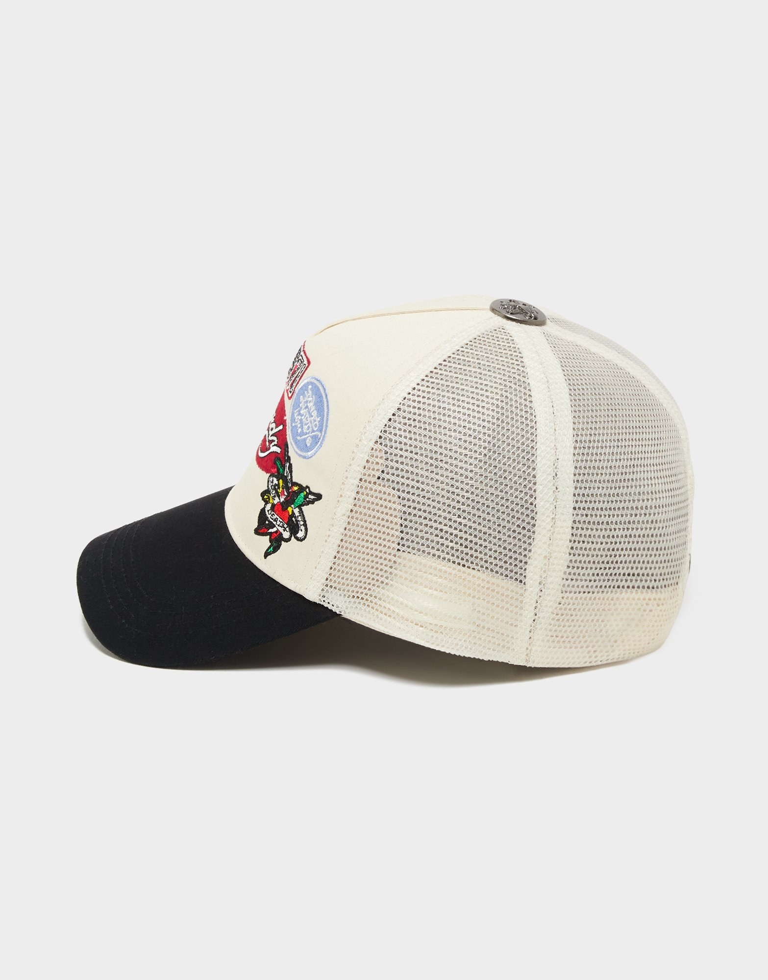 Ed Hardy Varsity Badge Trucker Cap